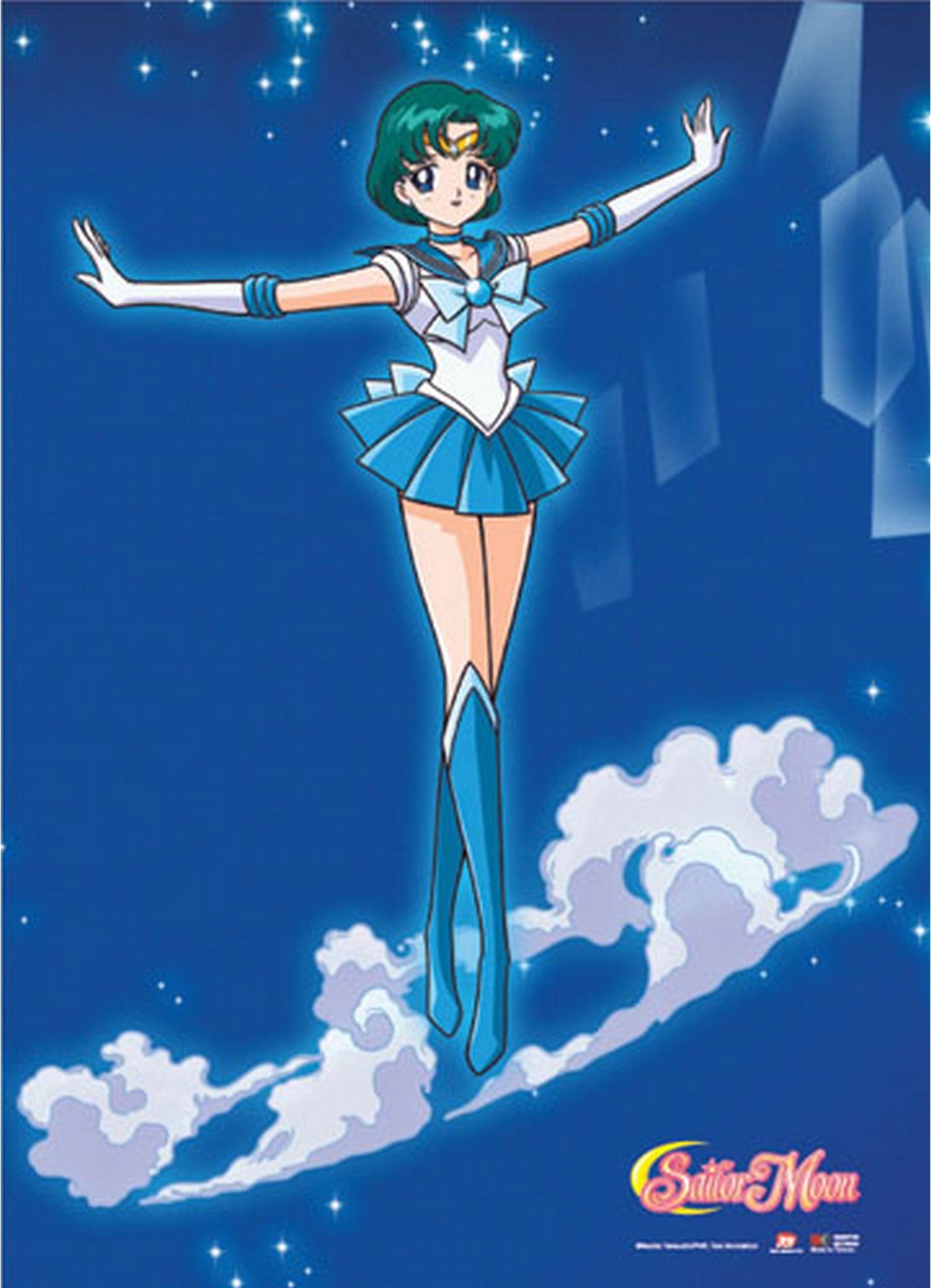 Sailor Moon - Sailor Mercury Wall Scroll 31"W x 43"H