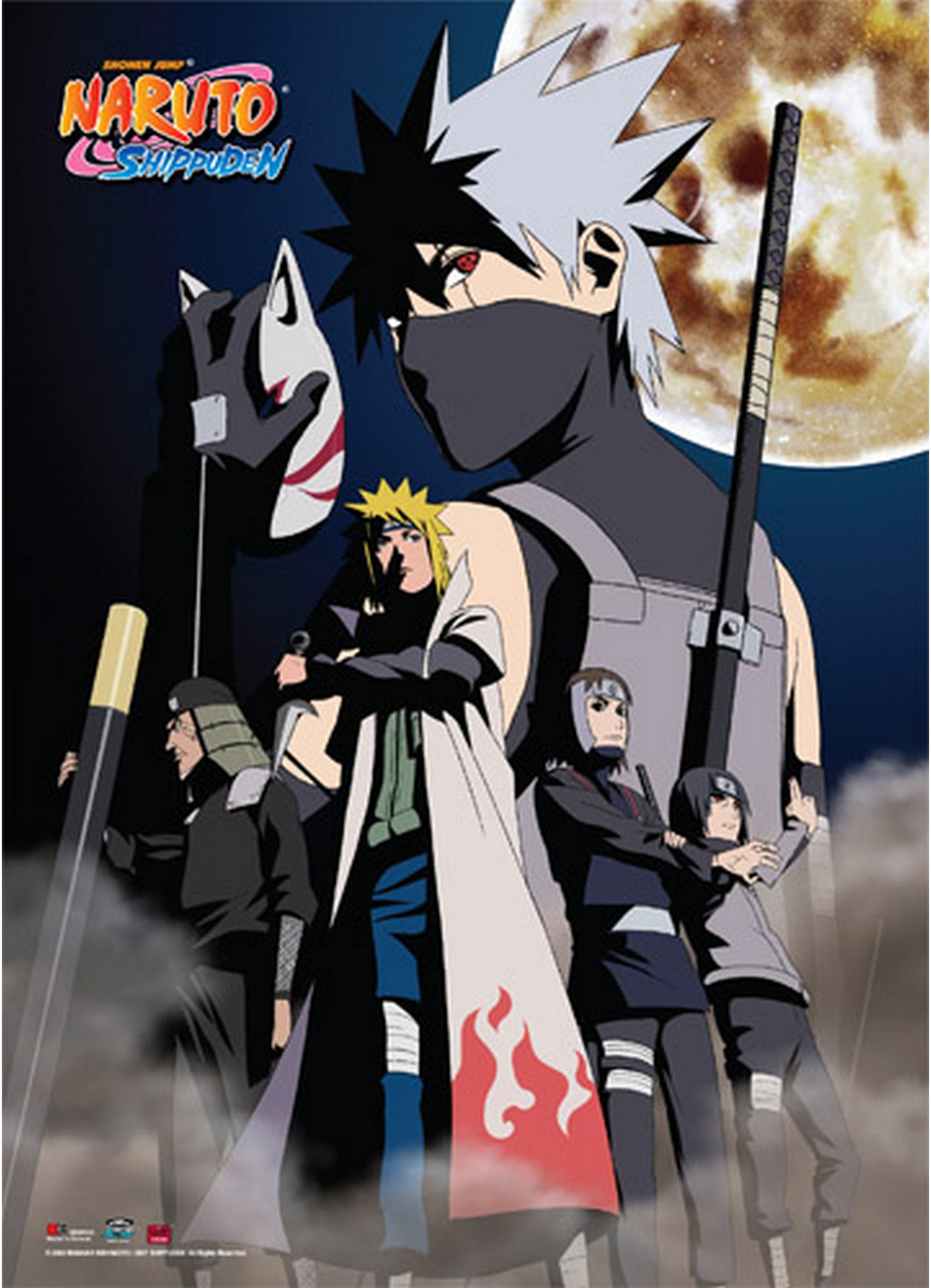 Naruto Shippuden - Anbu Kakashi Hatake Wall Scroll 31"W x 43"H