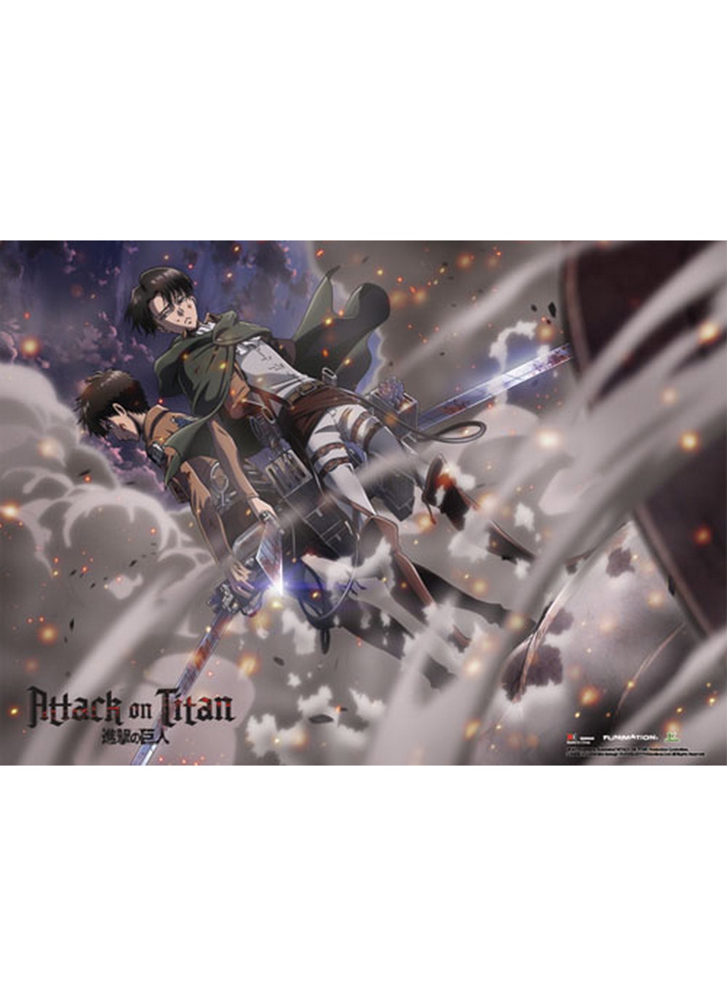 Attack On Titan - Group 2 Special Edition Wall Scroll 31"W x 43"H