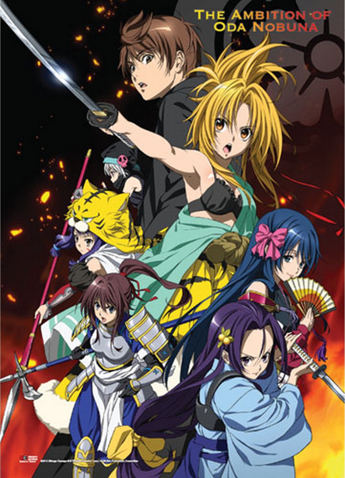 The Ambition Of Oda Nobuna- Key Art Wall Scroll