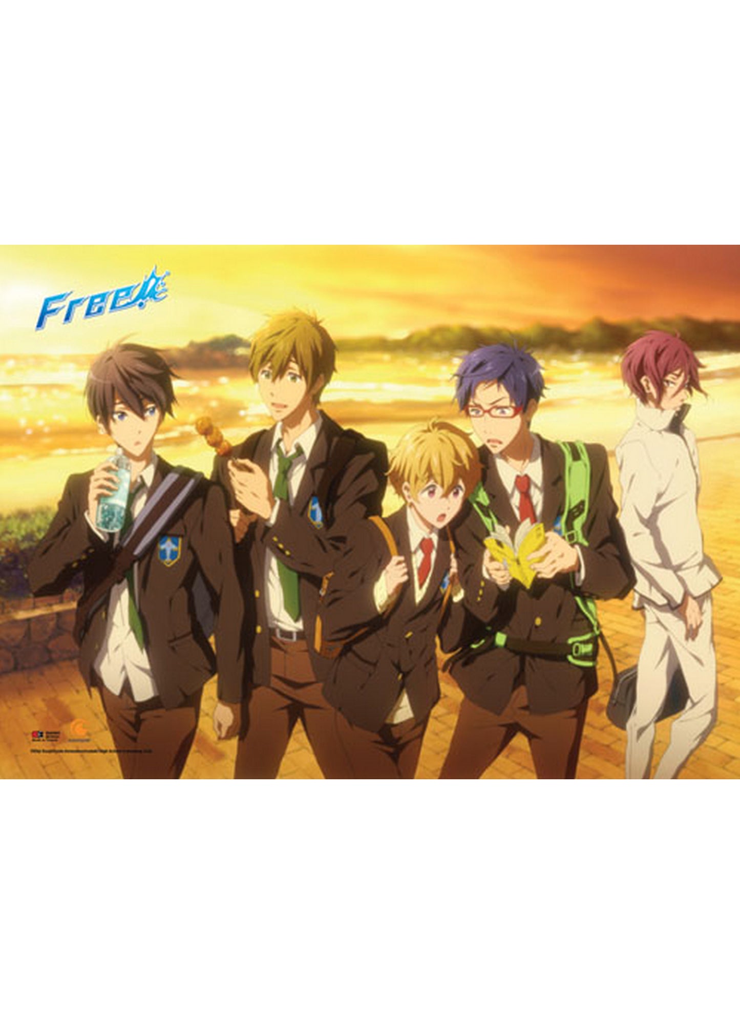 Free! - Sunset Wall Scroll 31"W x 43"H