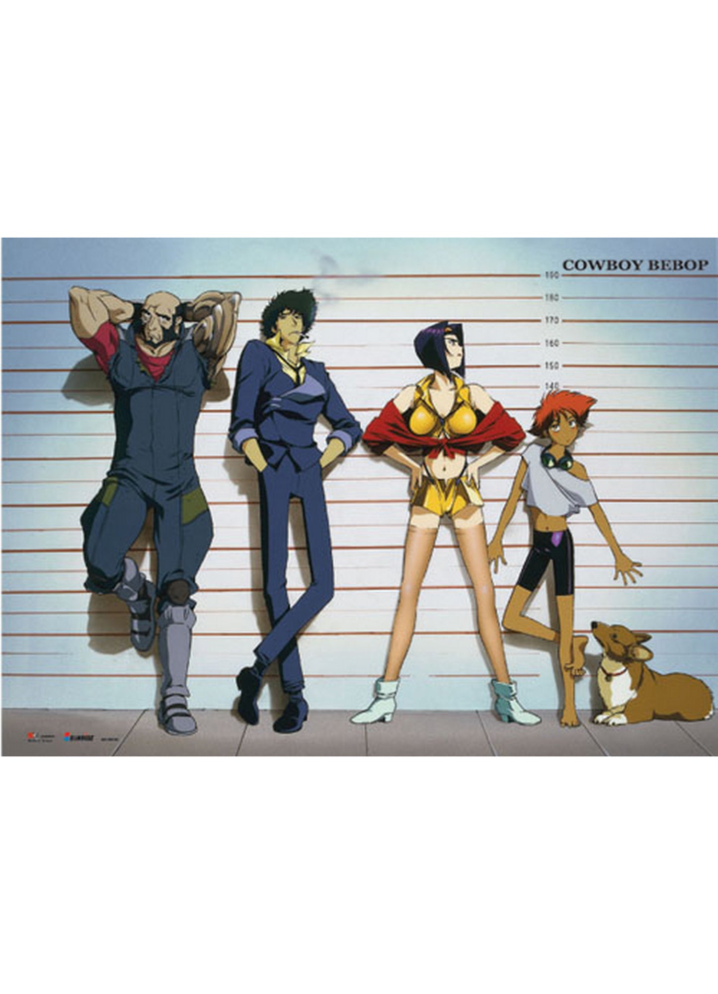 Cowboy Bebop - Line-Up Wall Scroll 31"W x 43"H
