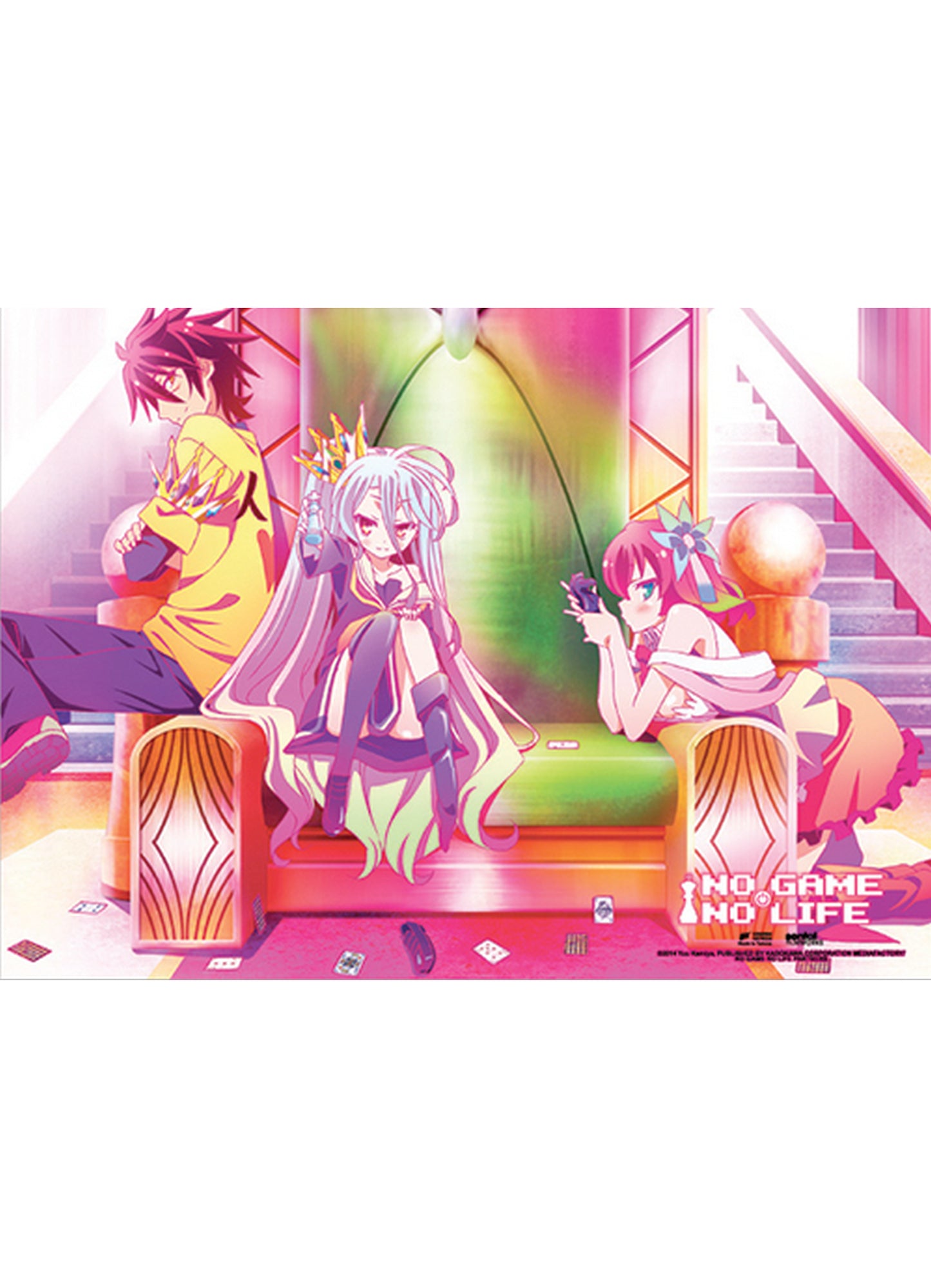 No Game No Life - The Throne Wall Scroll 31"W x 43"H