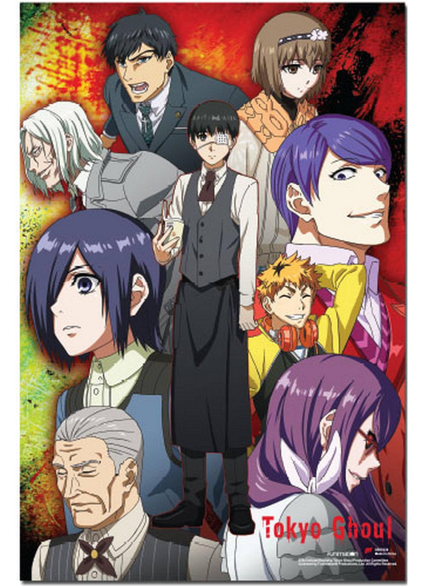 Tokyo Ghoul - Ken Kaneki And Others Paper Poster