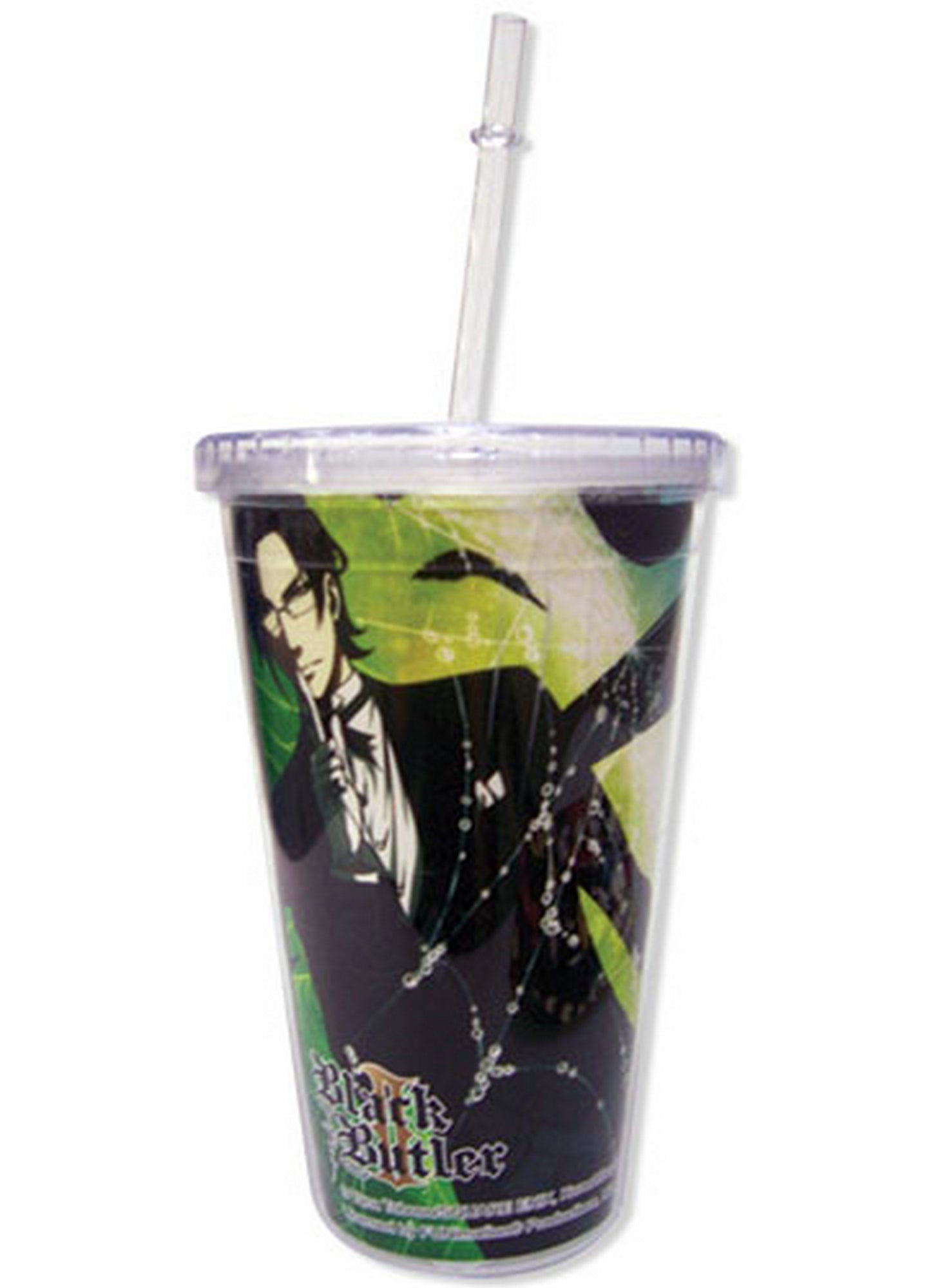 Black Butler 2 - Sebastian Michaelis & Claude Faustus Tumbler With Lid