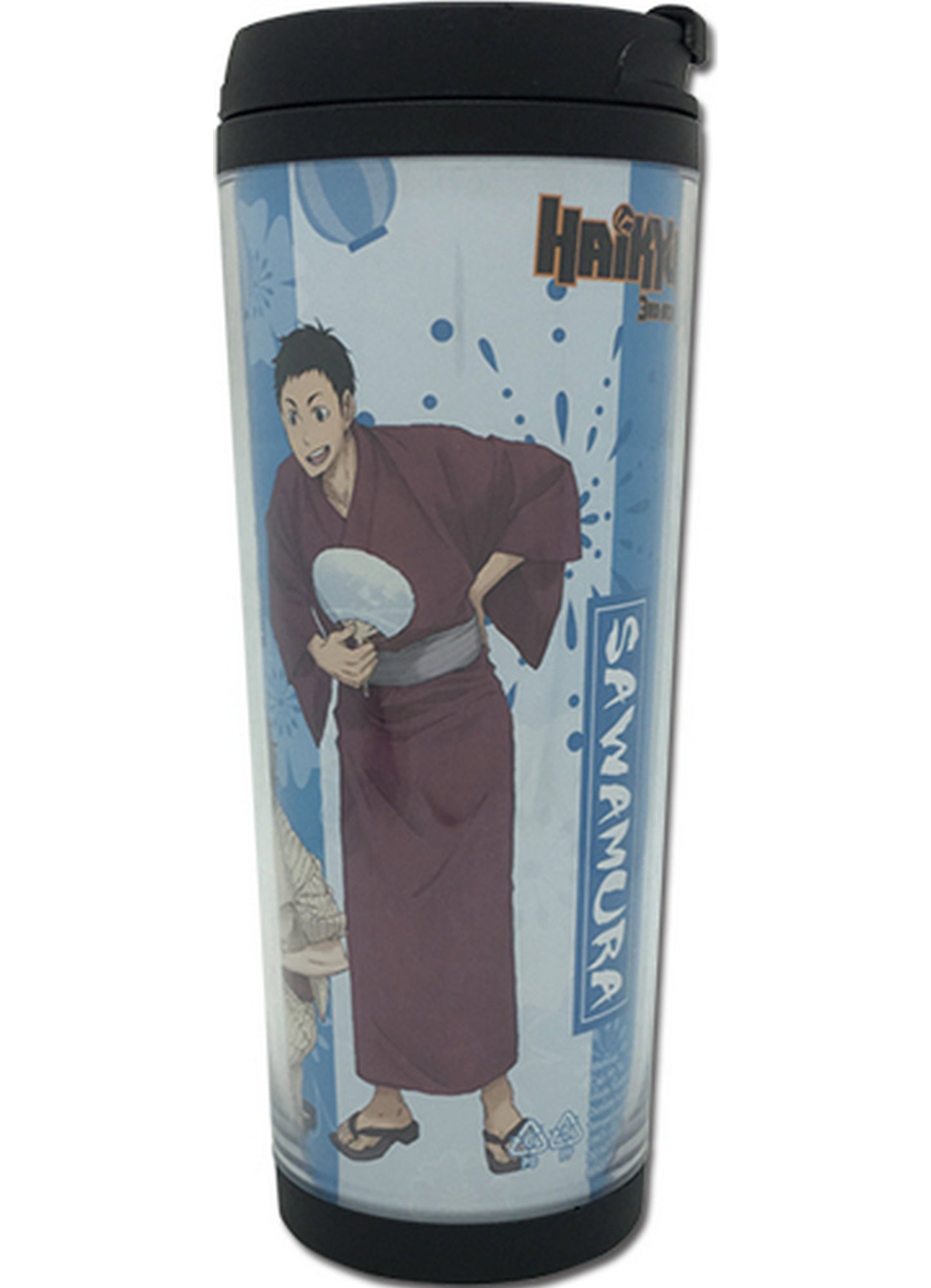 Haikyu S3 - Sawamura Daichi & Koshi Sugawara & Azumane Asahi Yukata Tumbler