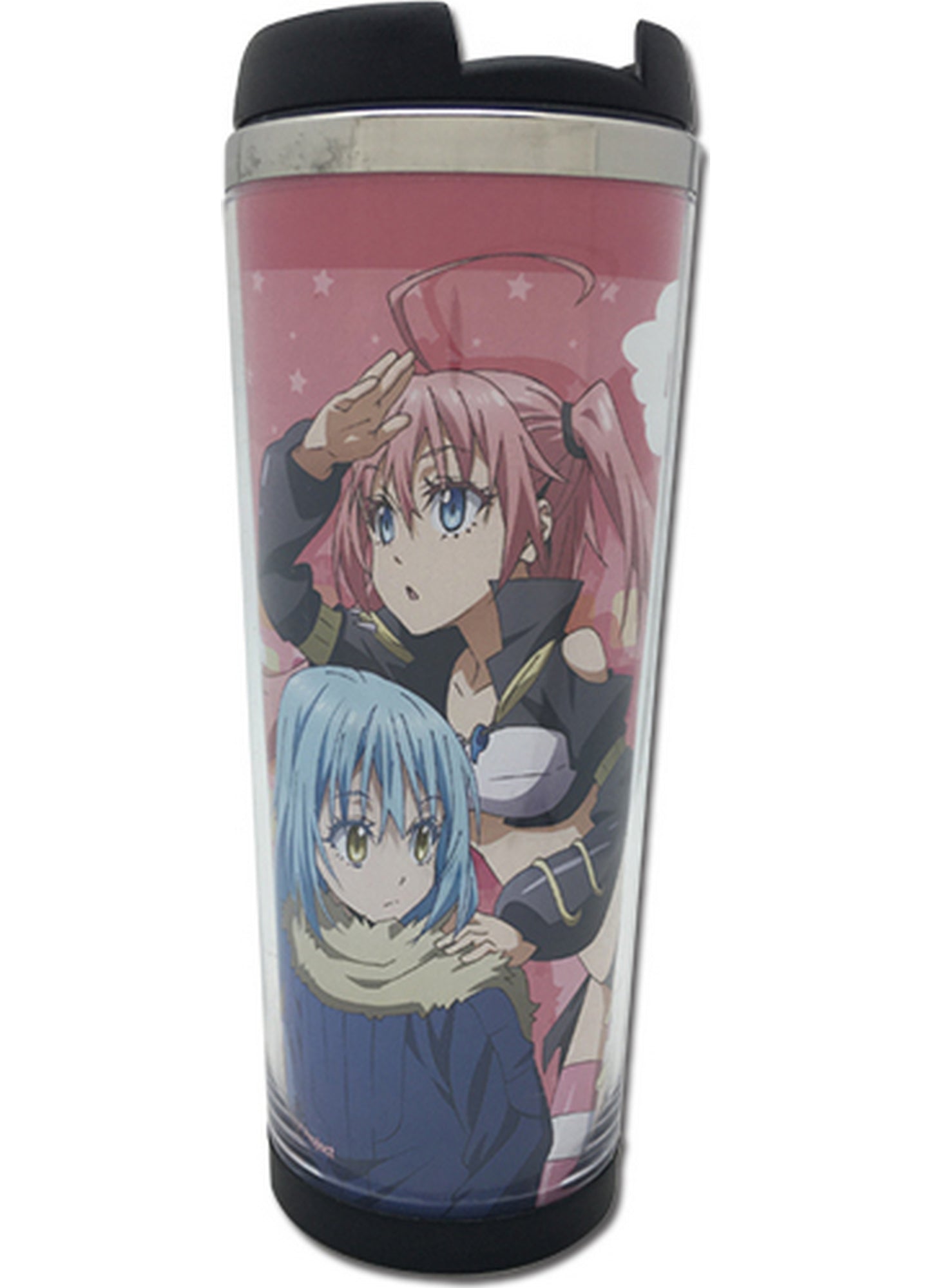That Time I Got Reincarnated As A Slime - Milim & Rimuru Tempest Pink Tumbler