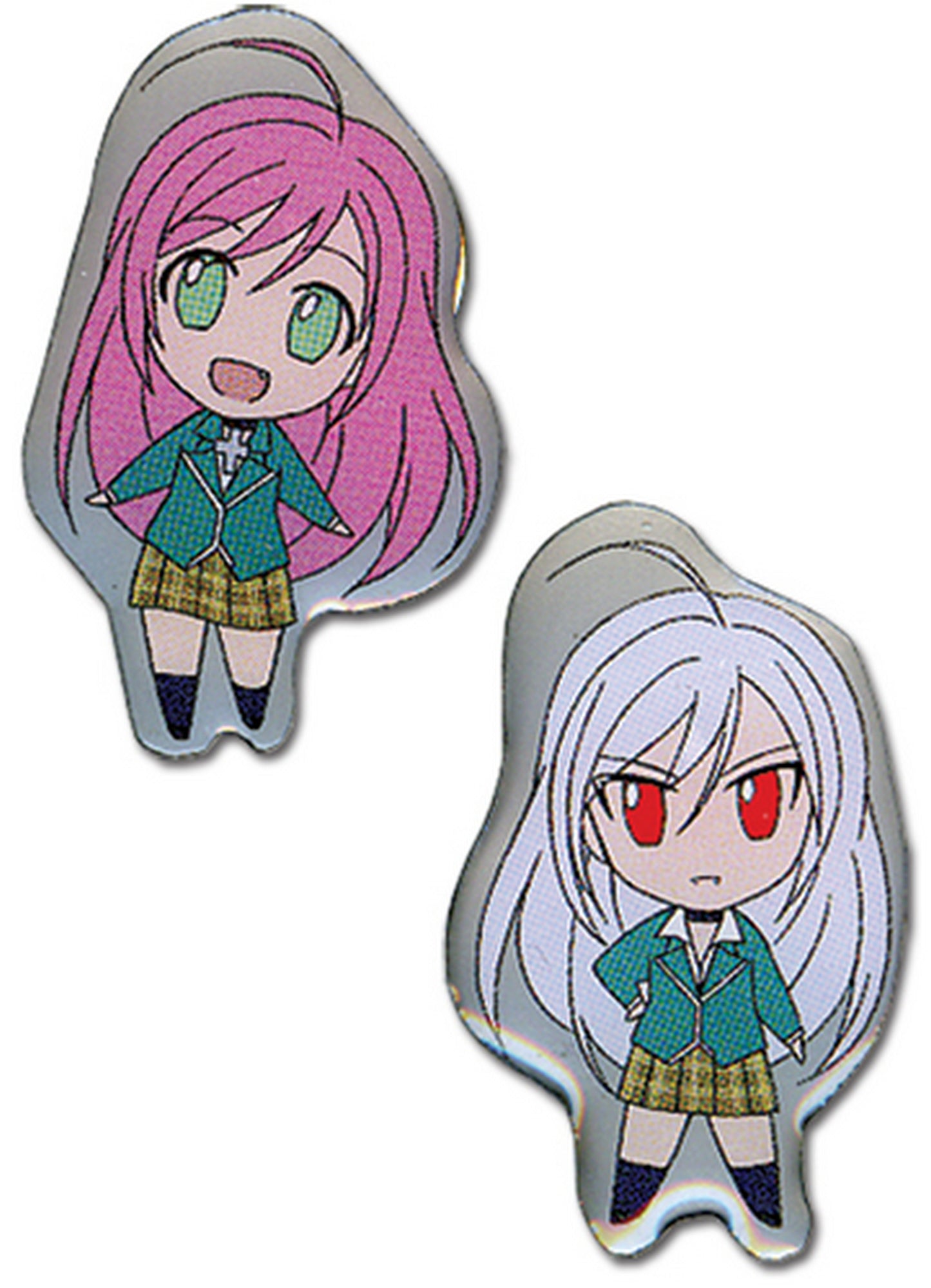 Rosario Vampire - Moka Akashiya And Shinmoda Pin Set