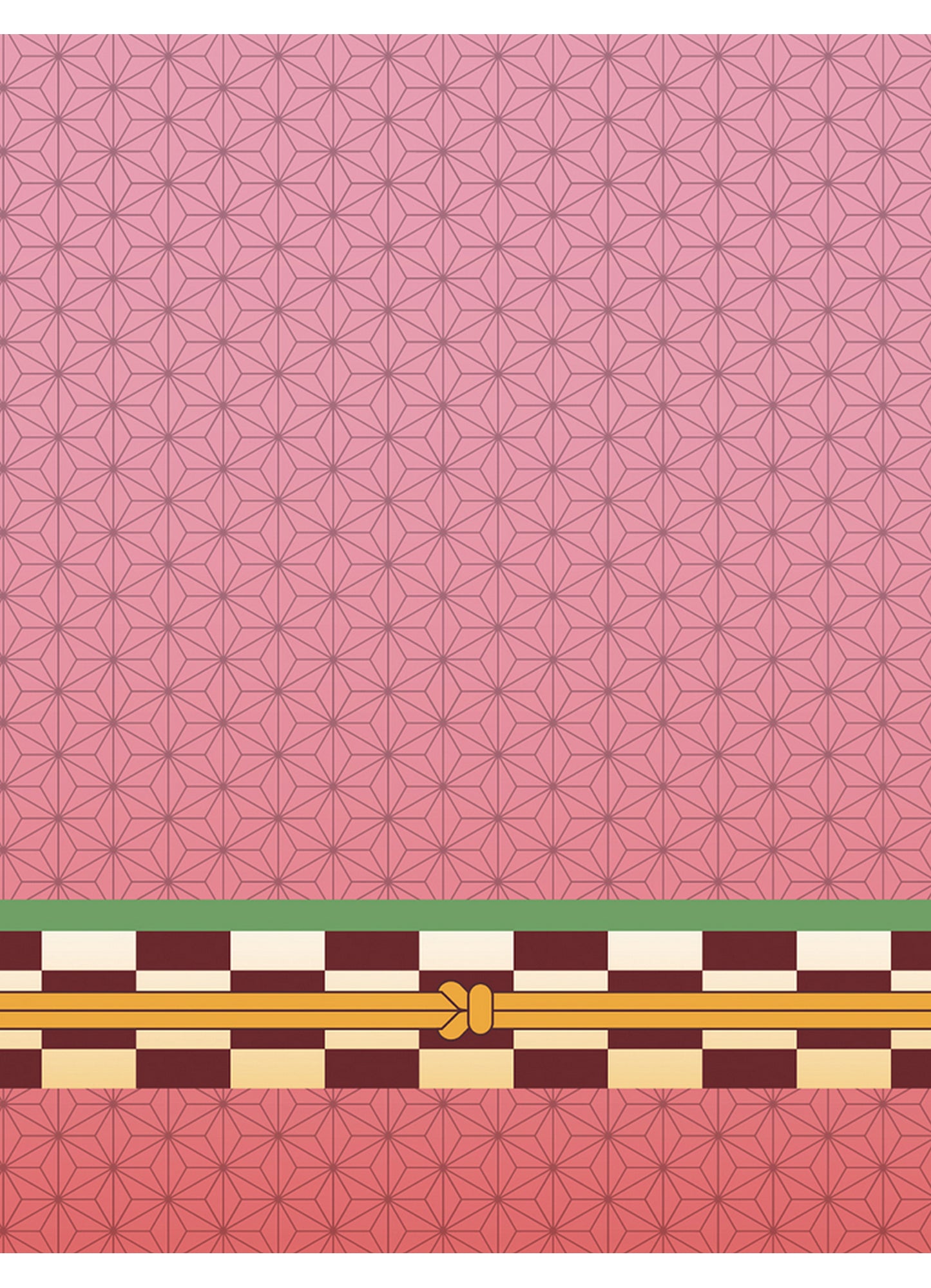 Demon Slayer - Nezuko Kamado Patten Sublimation Throw Blanket 46"W x 60"H