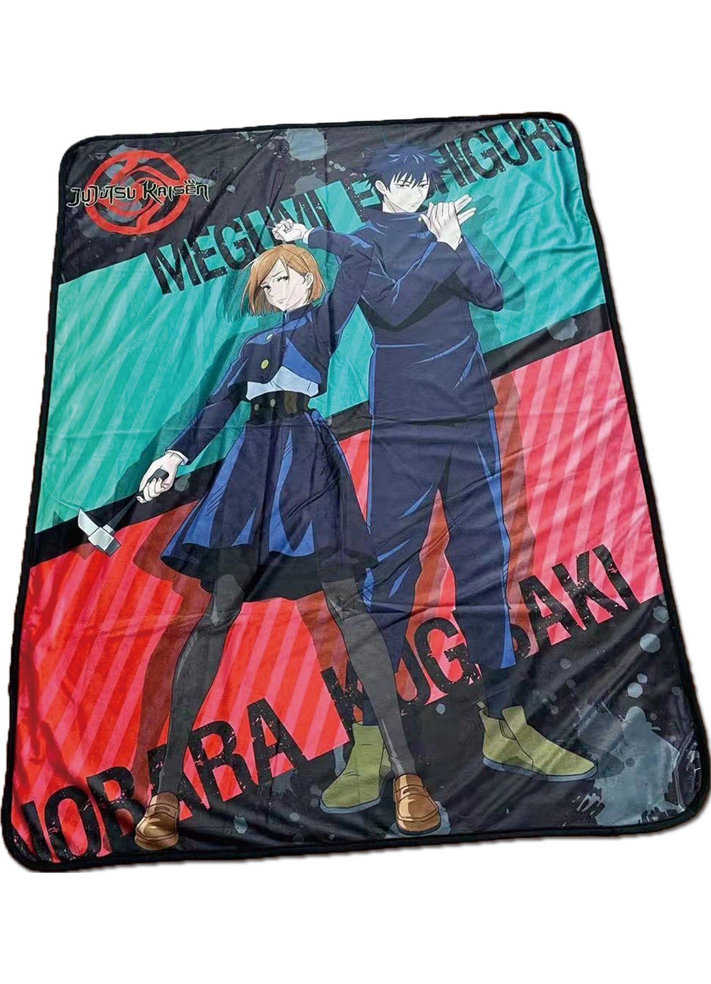 Jujutsu Kaisen - Megumi Fushiguro & Nobara Kugisaki Sublimation Throw Blanket 46"W x 60"H