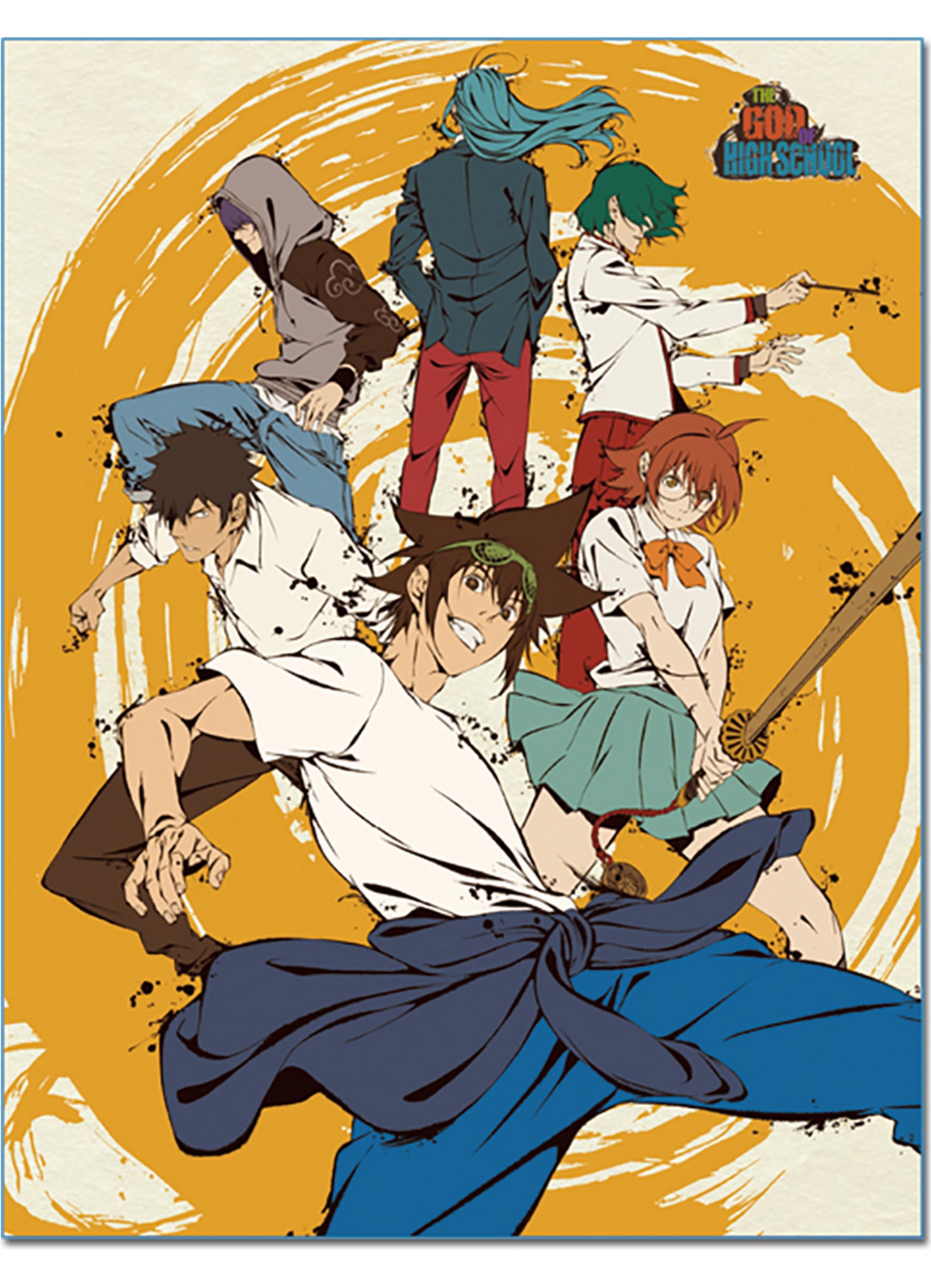 God Of High School - Teaser Art Sublimation Throw Blanket 46"W x 60"H