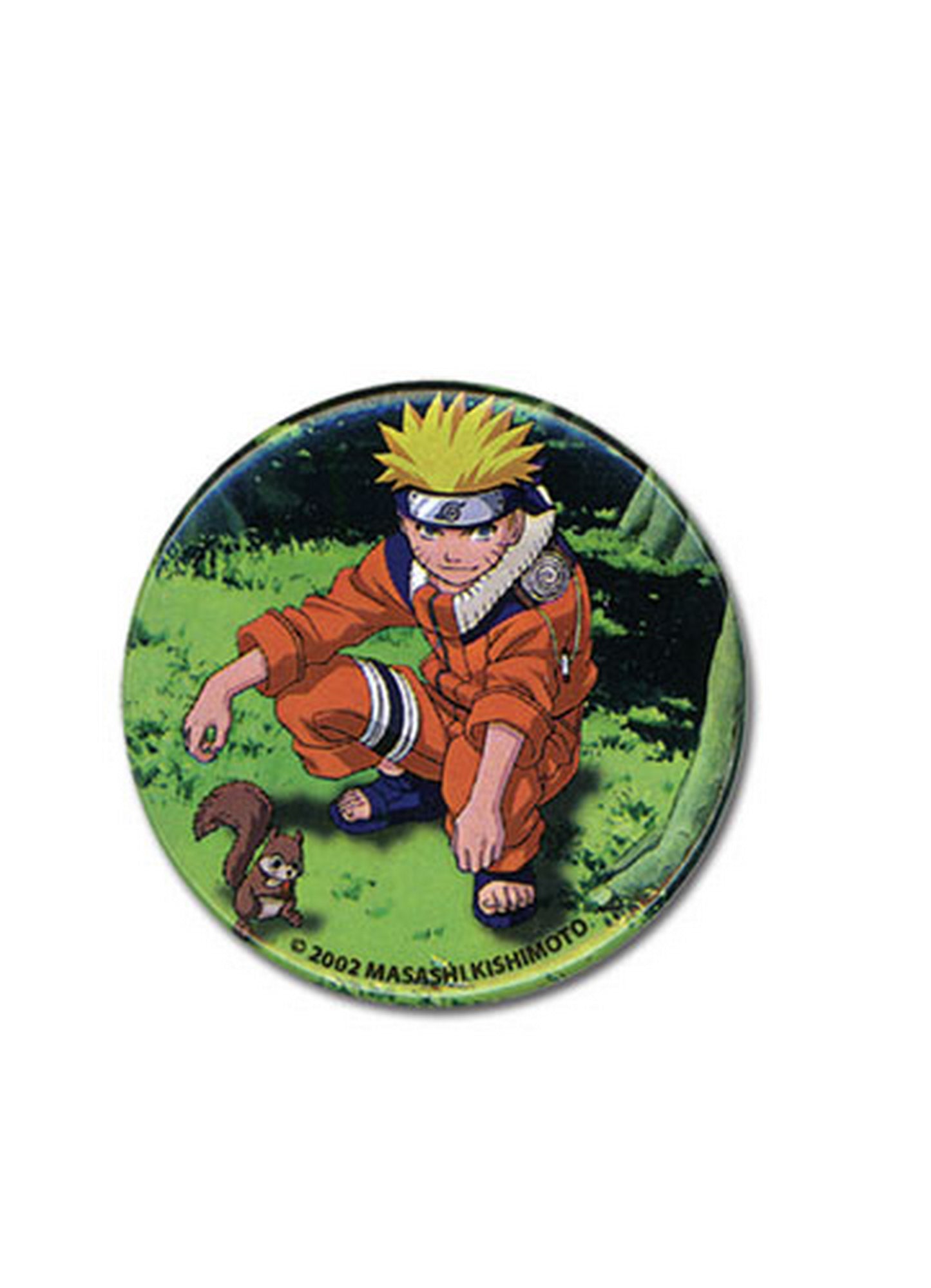Naruto - Naruto Uzumaki W/ Squirrel Button 1.5"