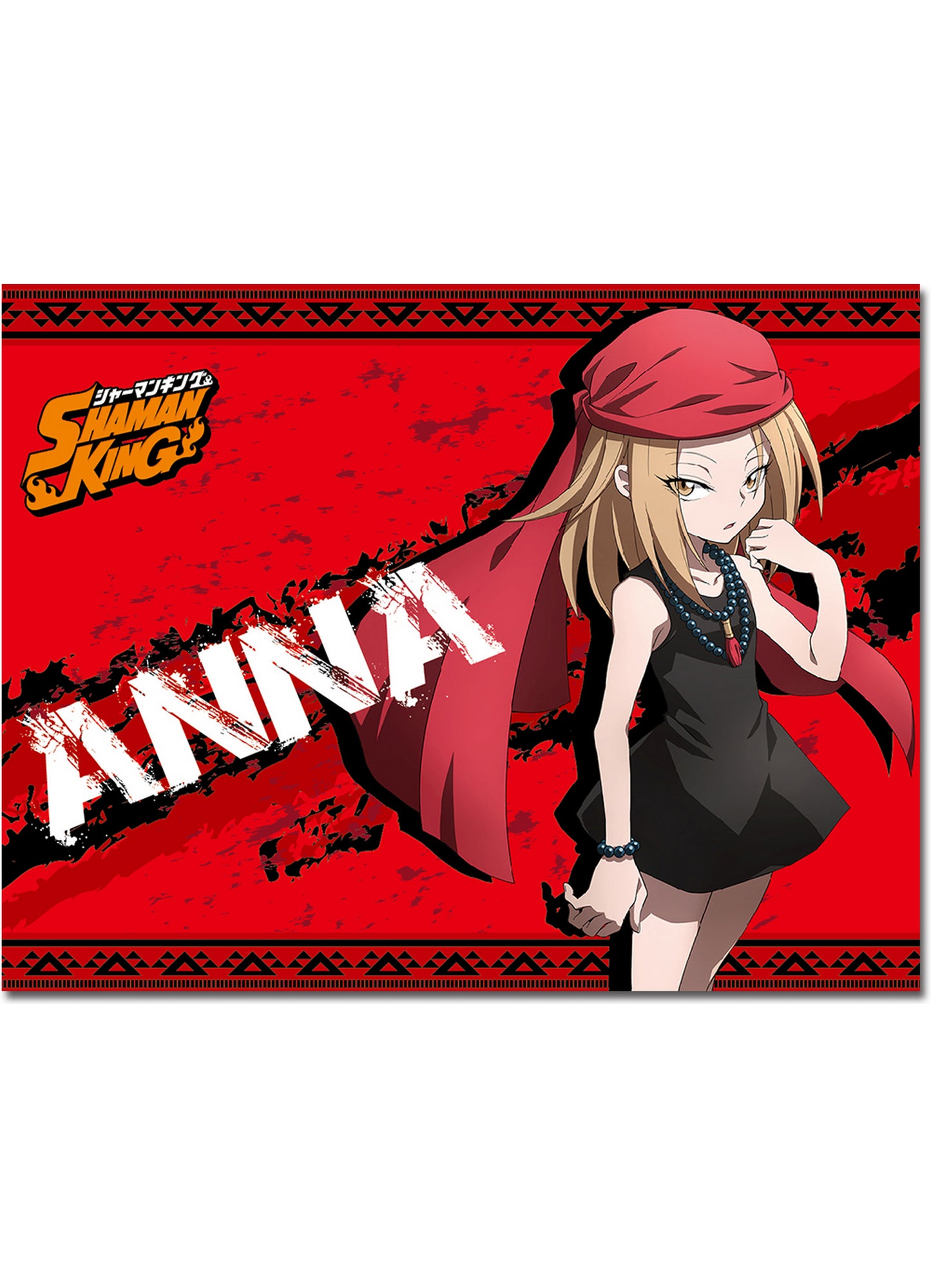 Shaman King - Anna Kyoyama Throw Blanket 46"W x 60"H