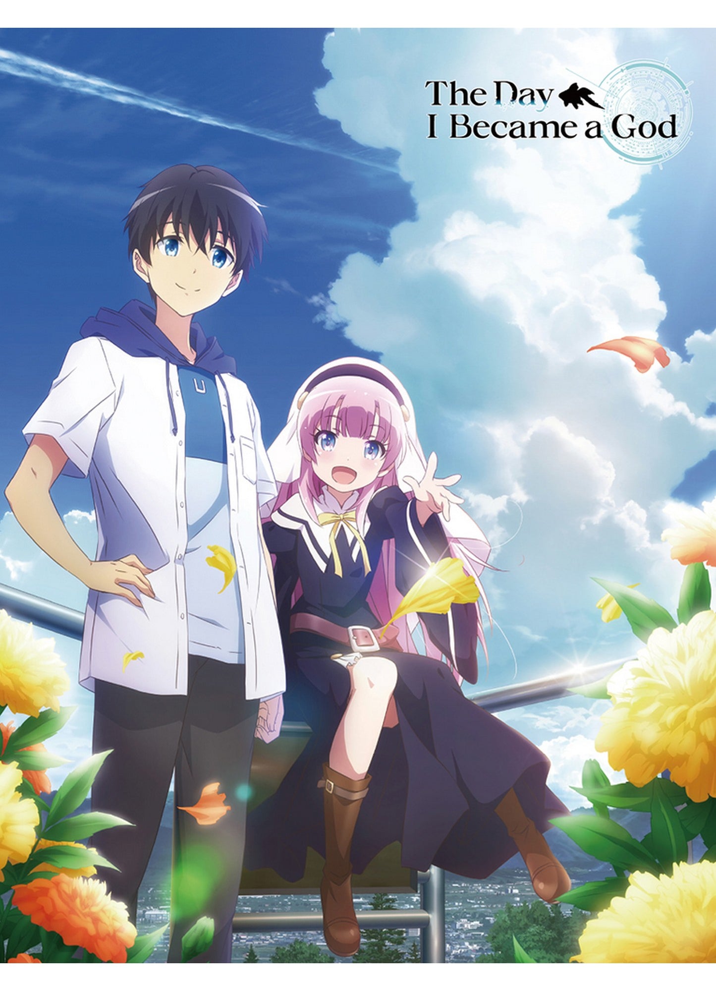 The Day I Became A God - Key Art #A Sublimation Throw Blanket 46"W x 60"H