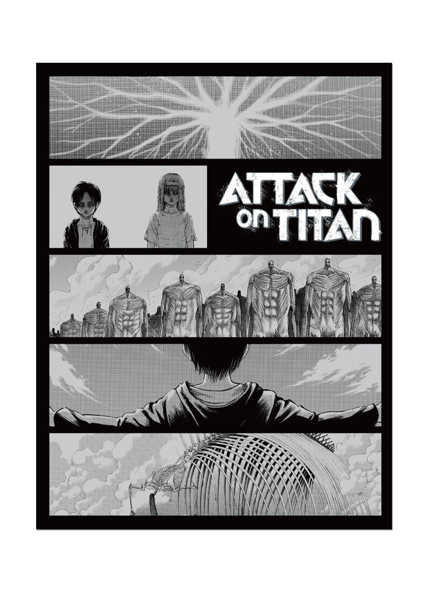 Attack On Titan Manga - Vol 33 Art Sublimation Throw Blanket 46"W x 60"H