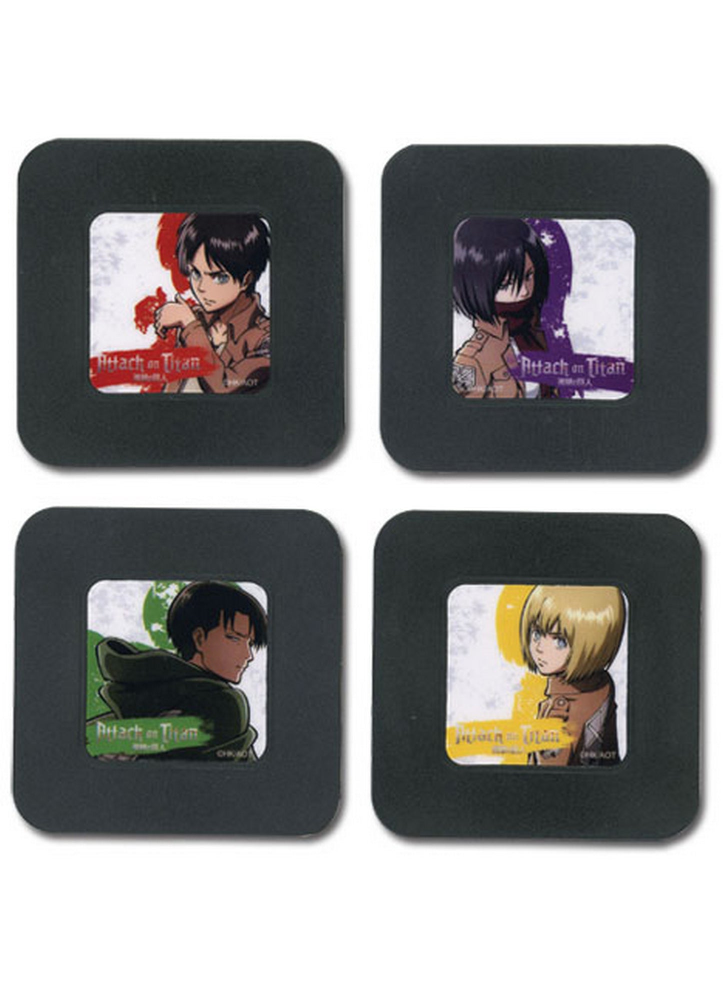Attack On Titan - Set 2 Coaster