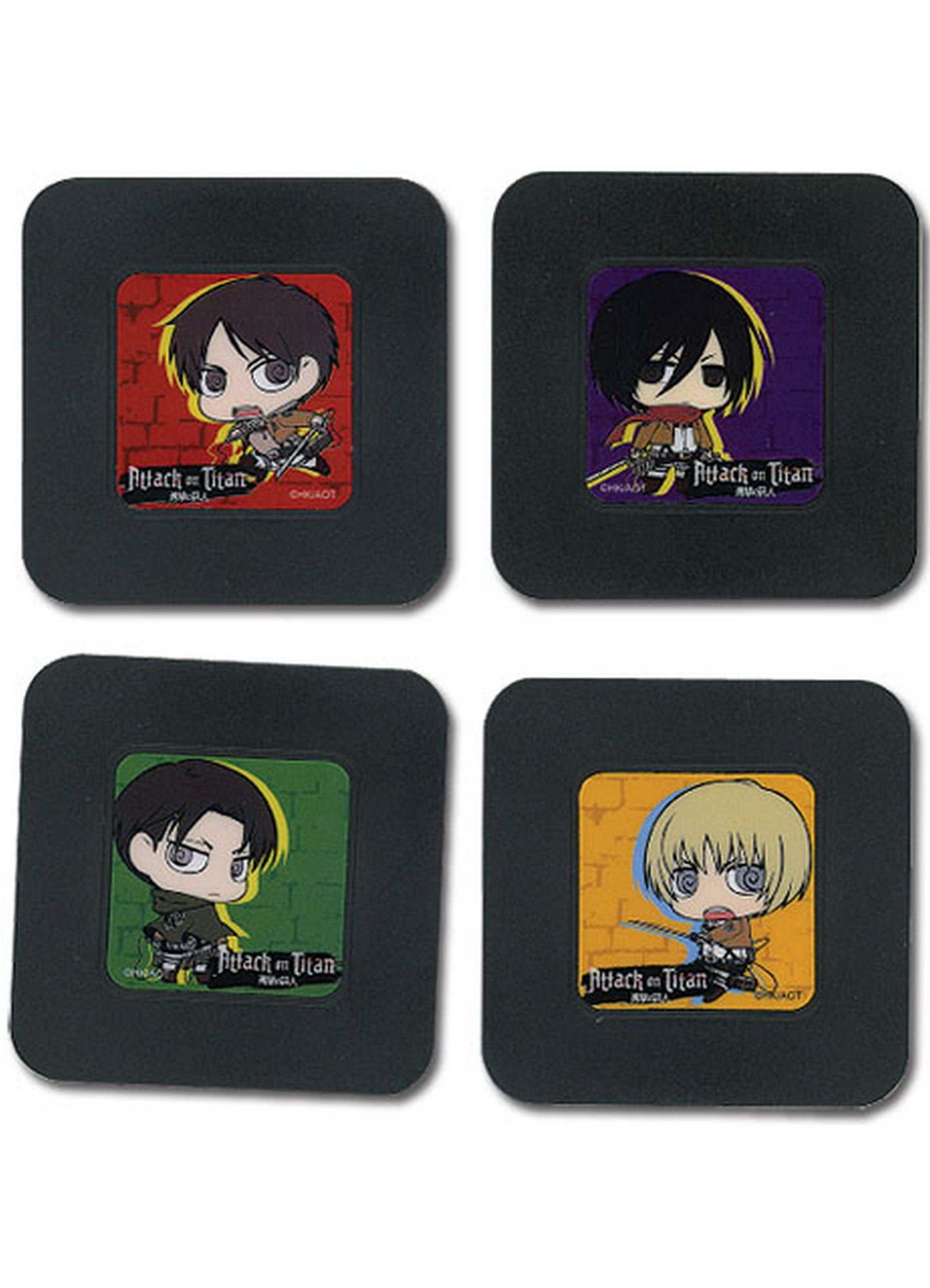 Attack On Titan - Set 3 Coaster