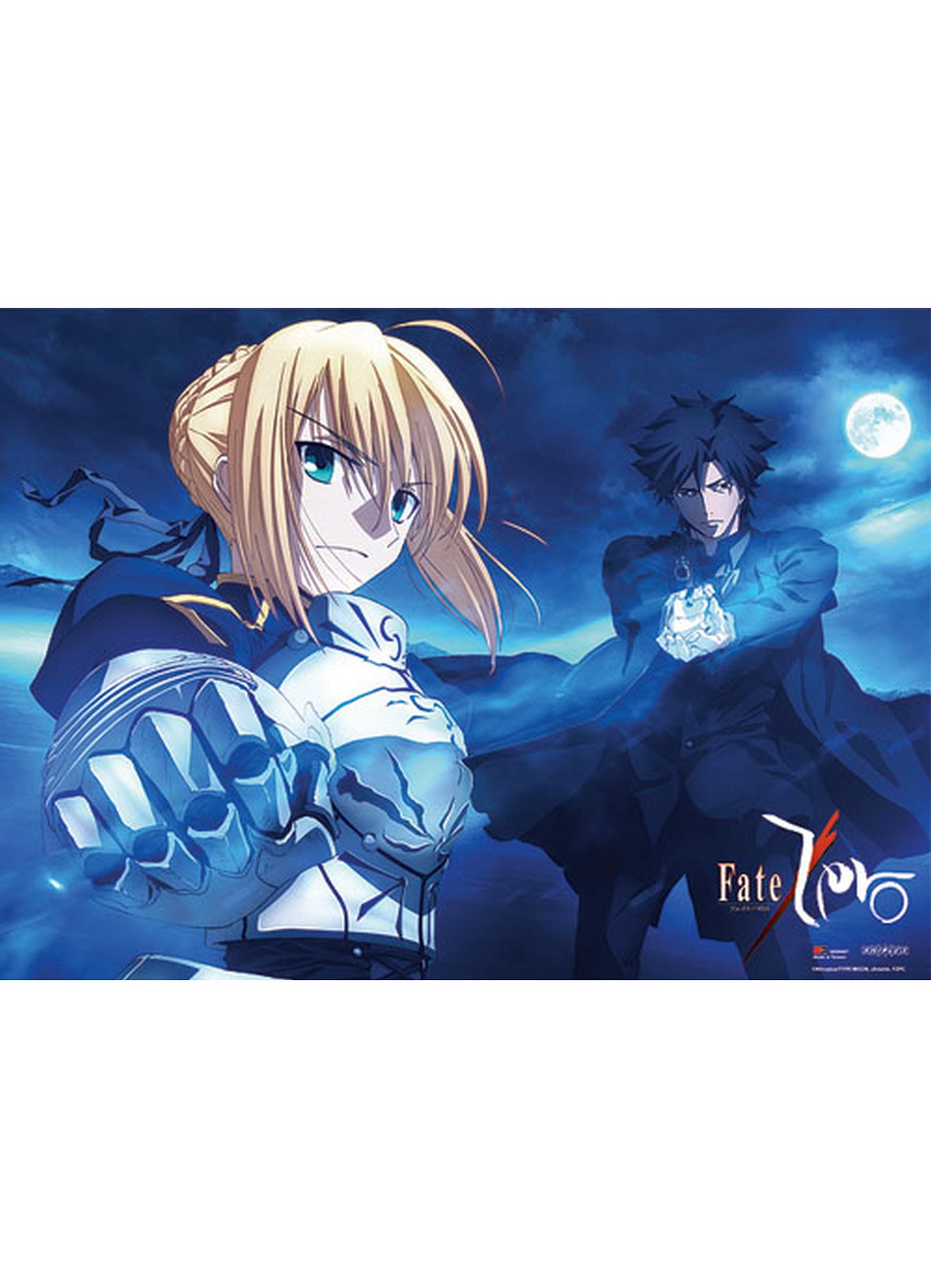 Fate/Zero - Kiritsugu Emiya & Saber Fabric Poster
