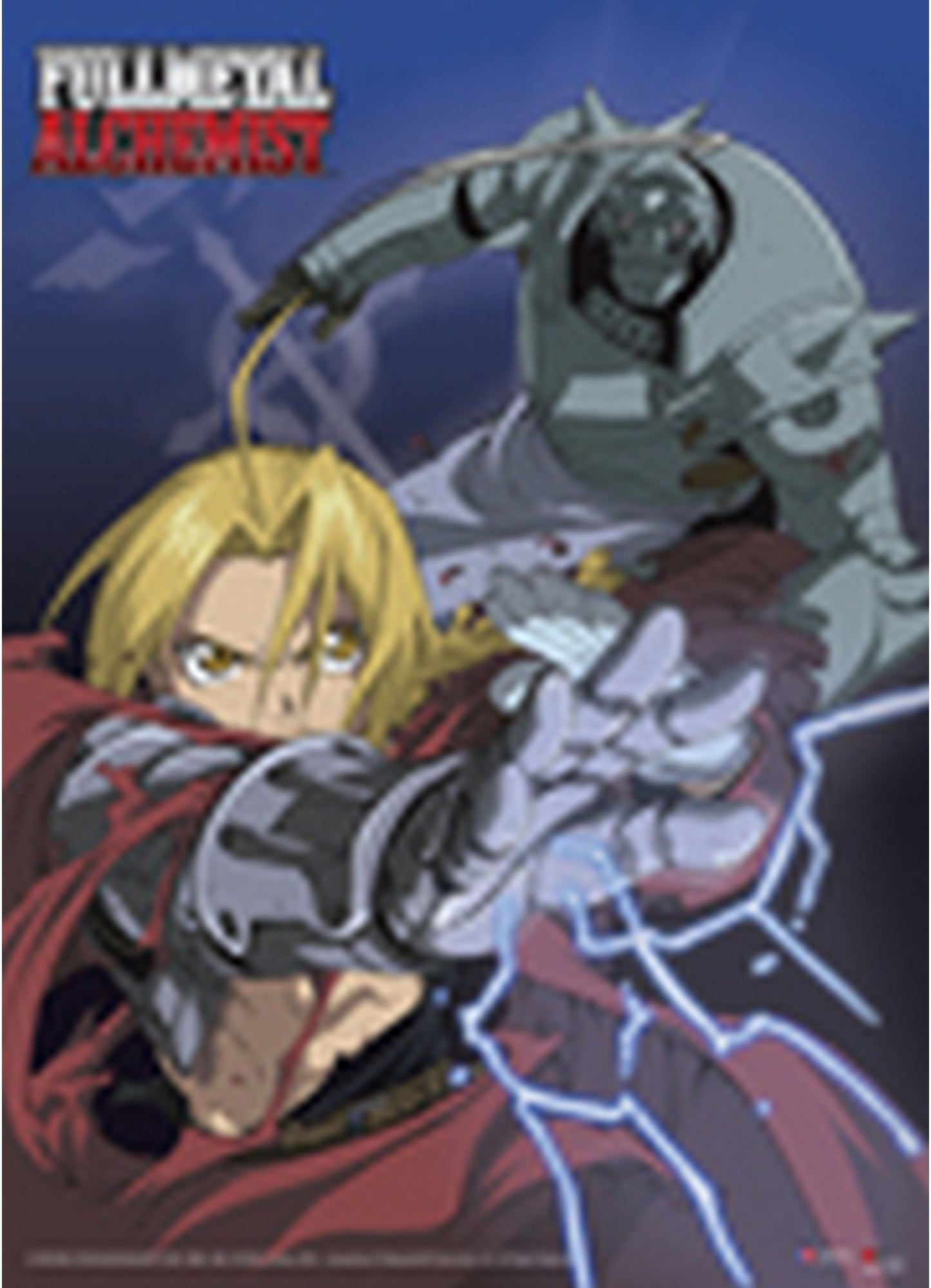 Fullmetal Alchemist - Edward Elric "Ed" & Alphonse Elric "Al" Fabric Poster