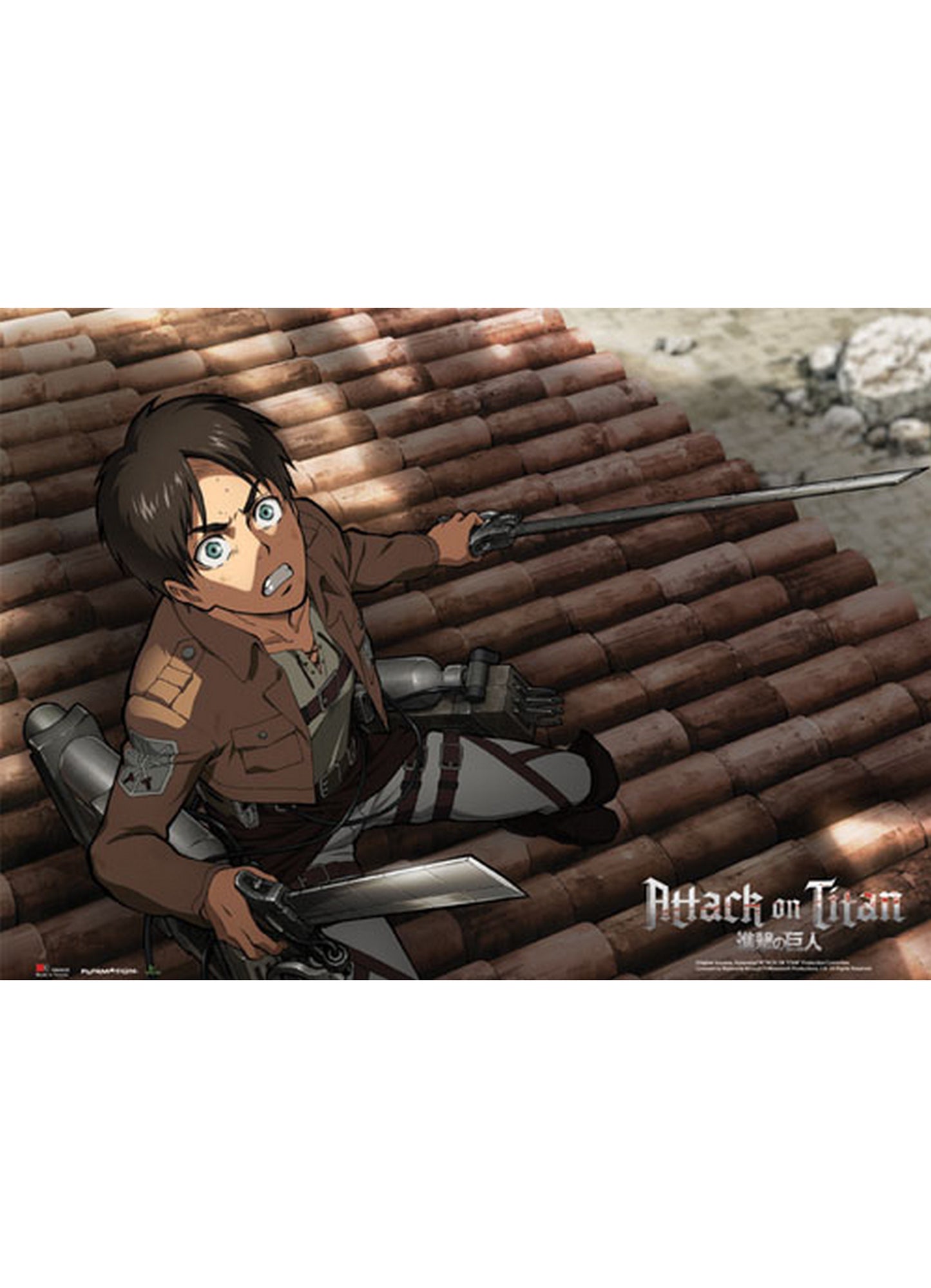 Attack On Titan - Eren Yeager Fabric Poster