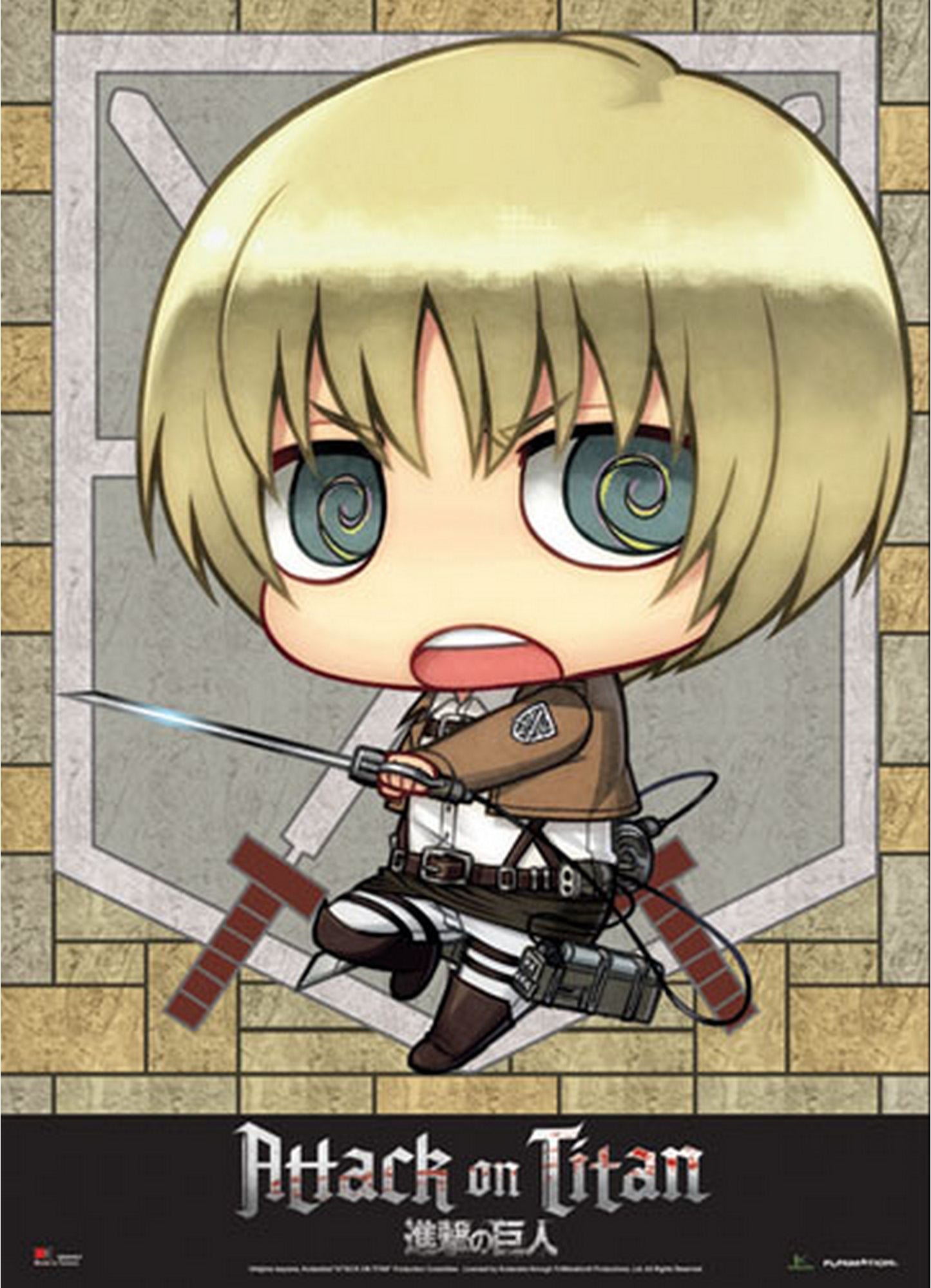 Attack On Titan - SD Armin Arlet Fabric Poster