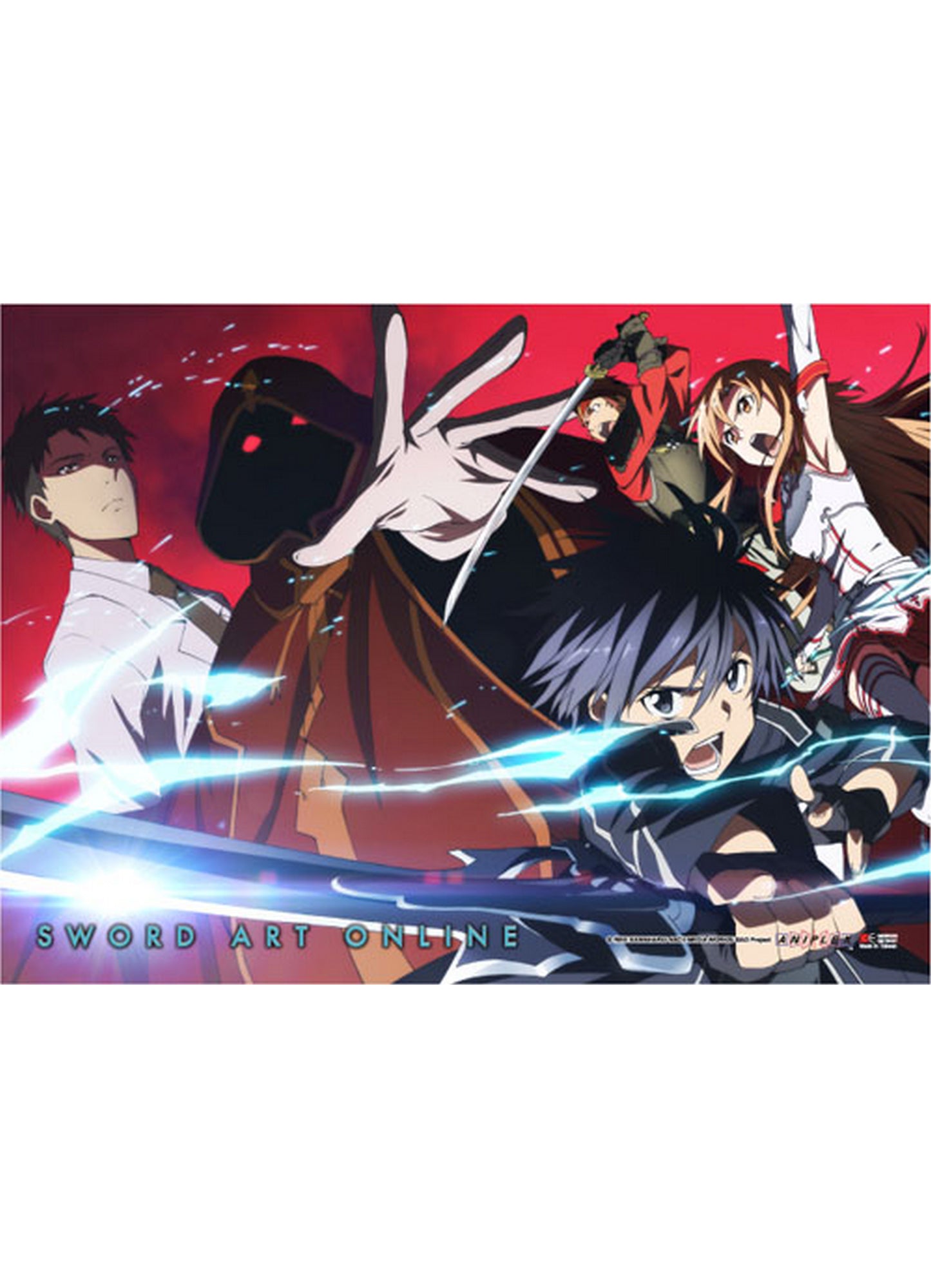 Sword Art Online - Group 3 Fabric Poster