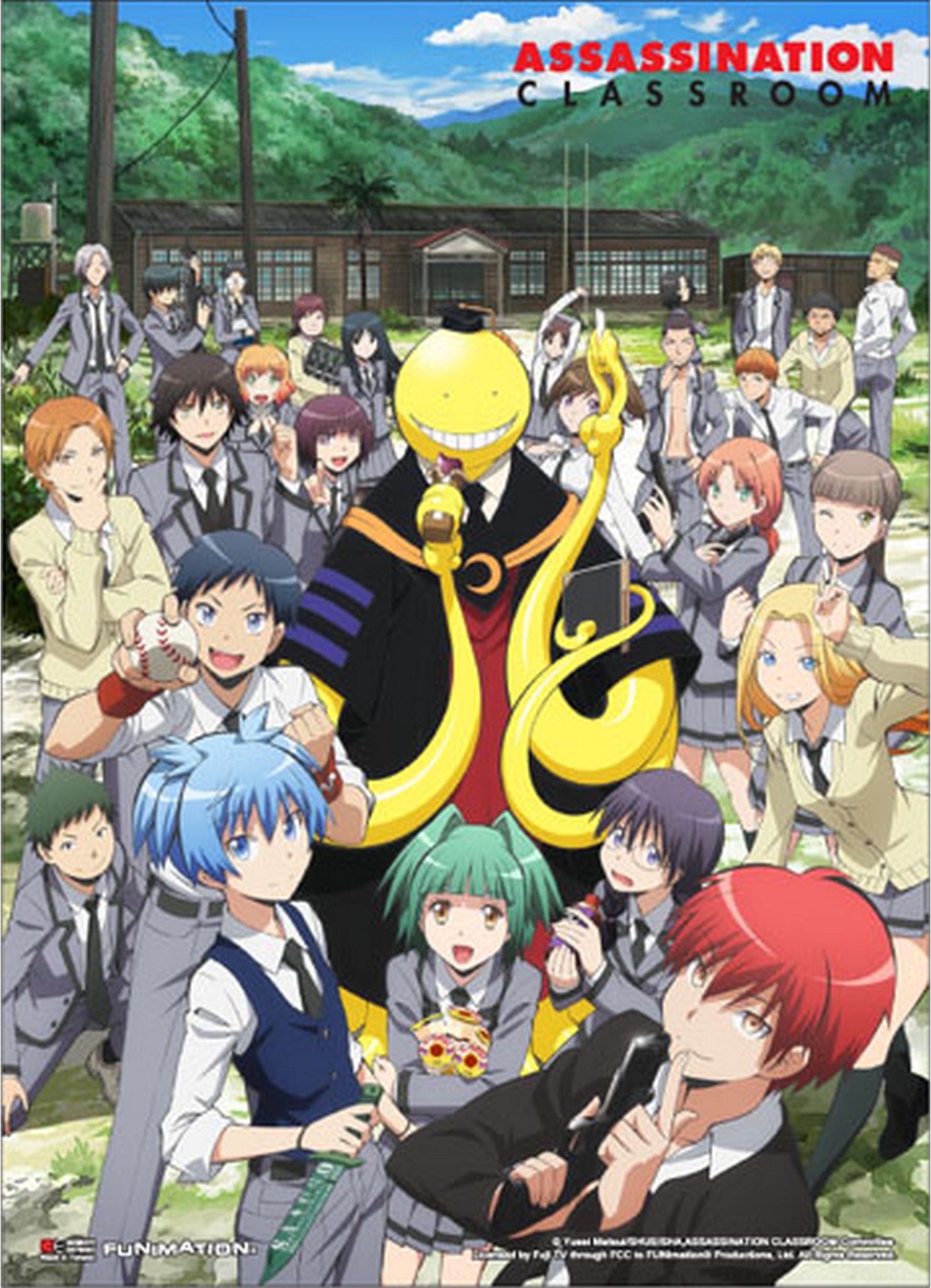 Assassination Classroom - Key Art 1 Fabric Poster