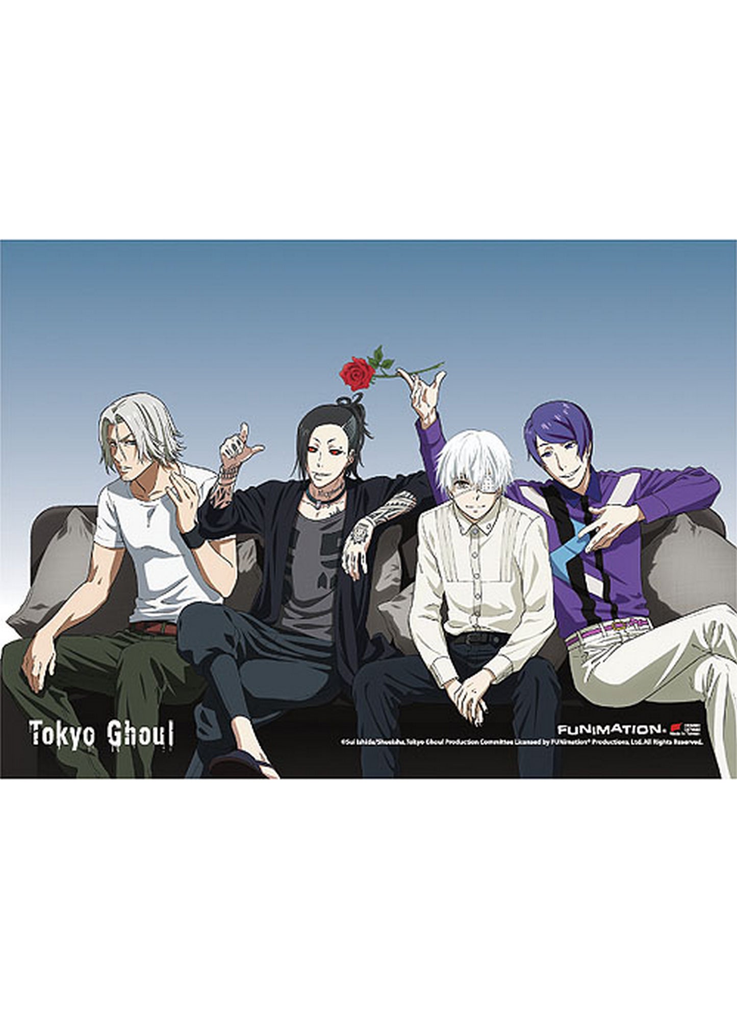 Tokyo Ghoul - Group 06 Fabric Poster