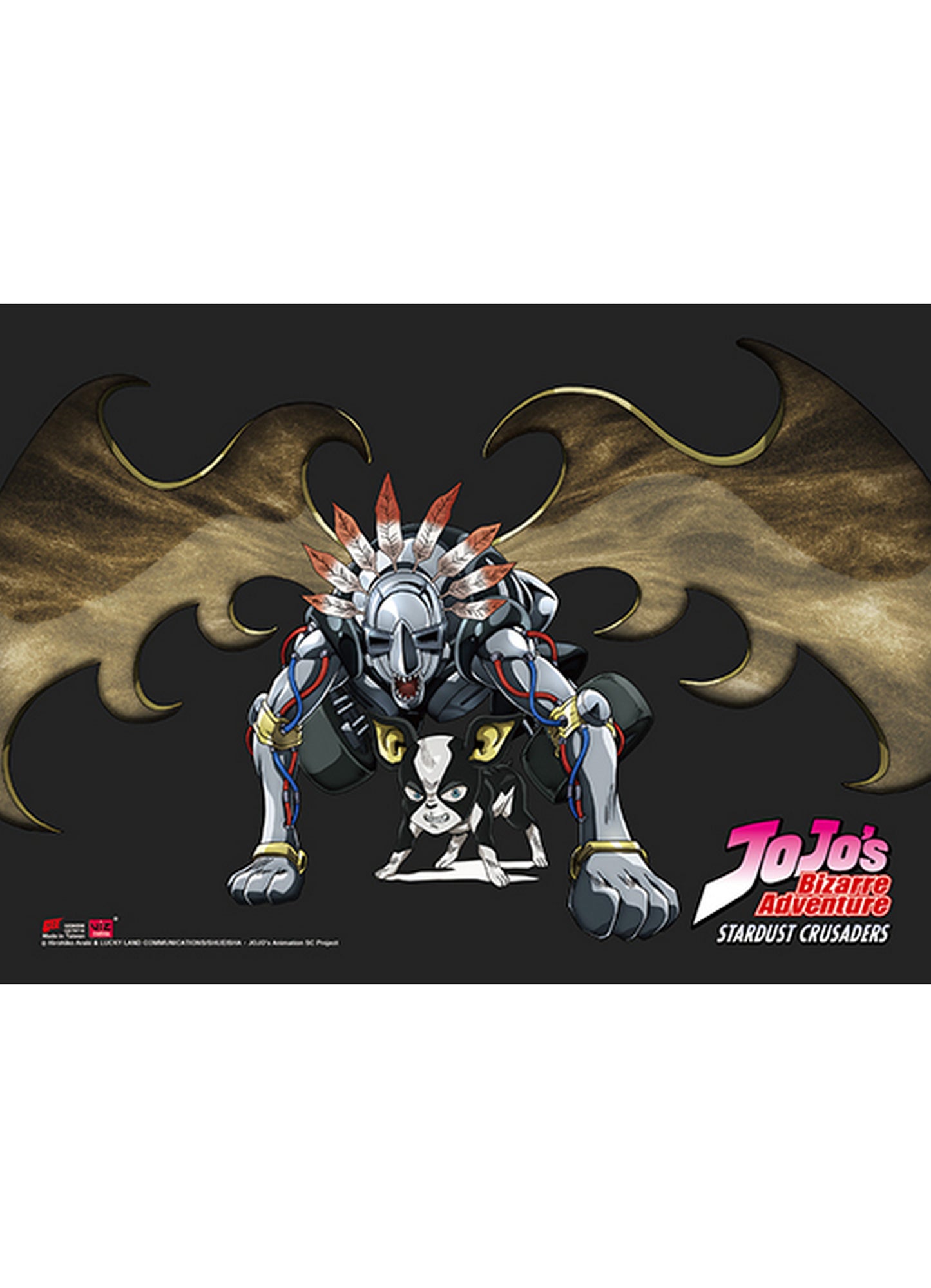 Jojos Bizarre Adventure - Iggy Fabric Poster