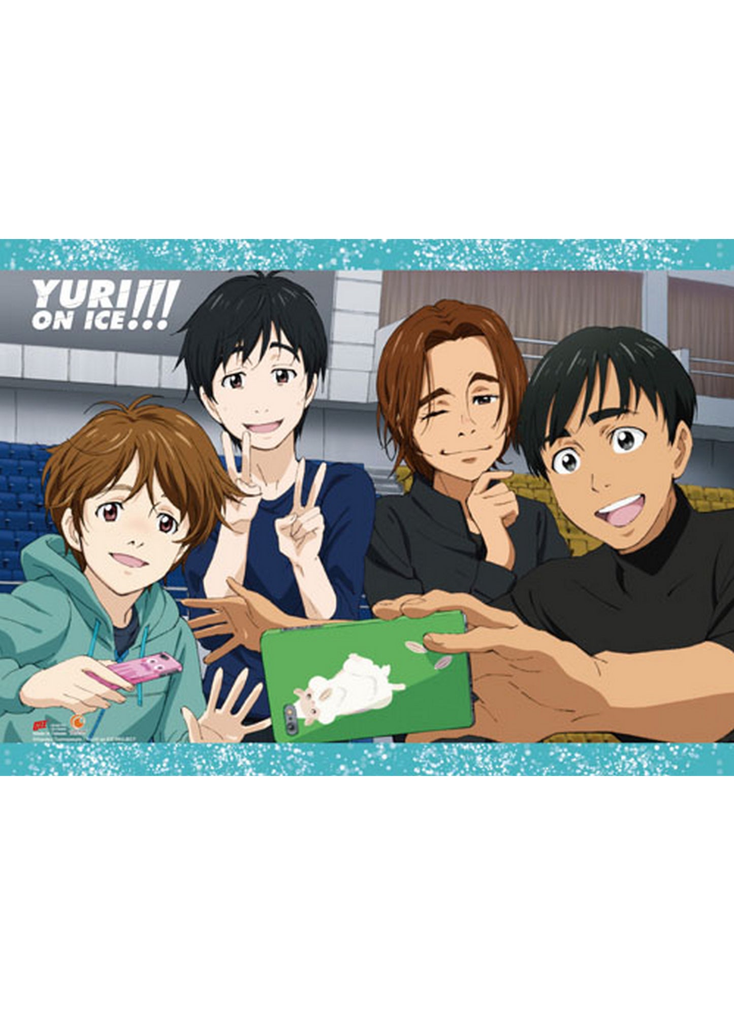 Yuri! On Ice - Group Fabric Poster