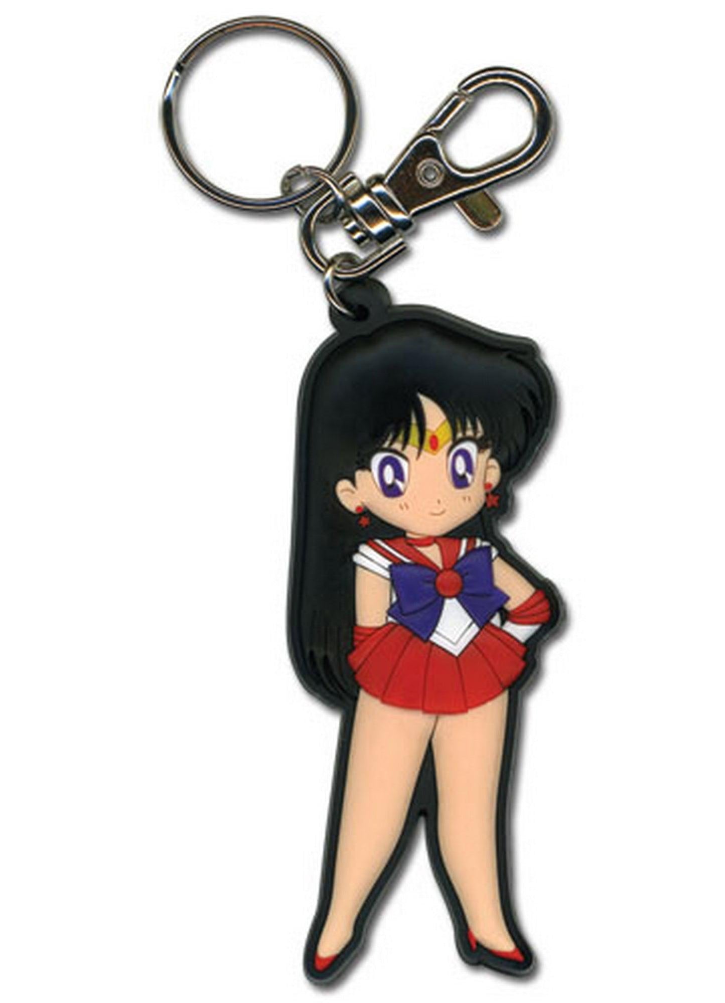 Sailor Moon - SD Sailor Mars PVC Keychain 3.35"