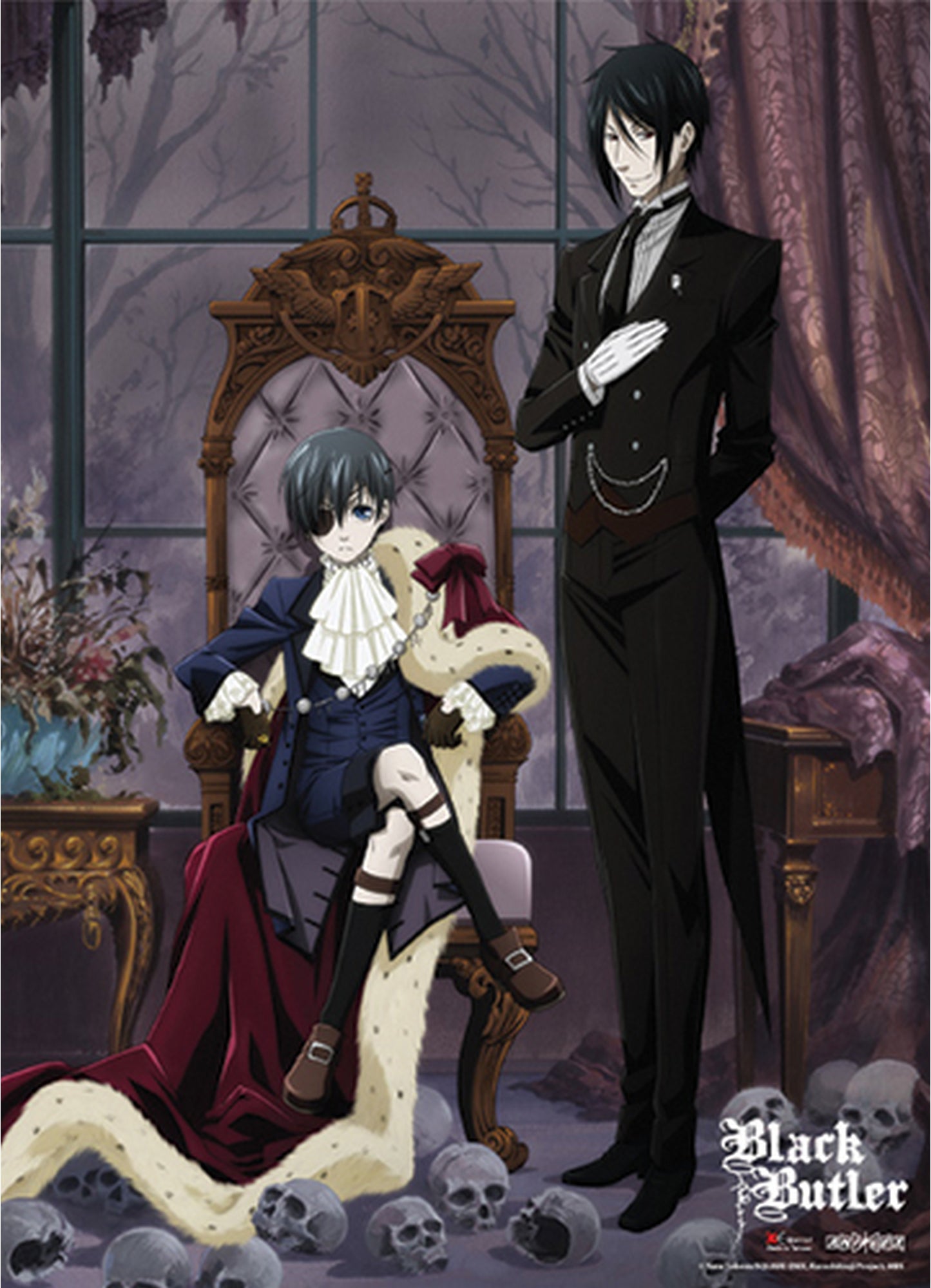 Black Butler - Key Visual Special Edition Wall Scroll 31"W x 43"H