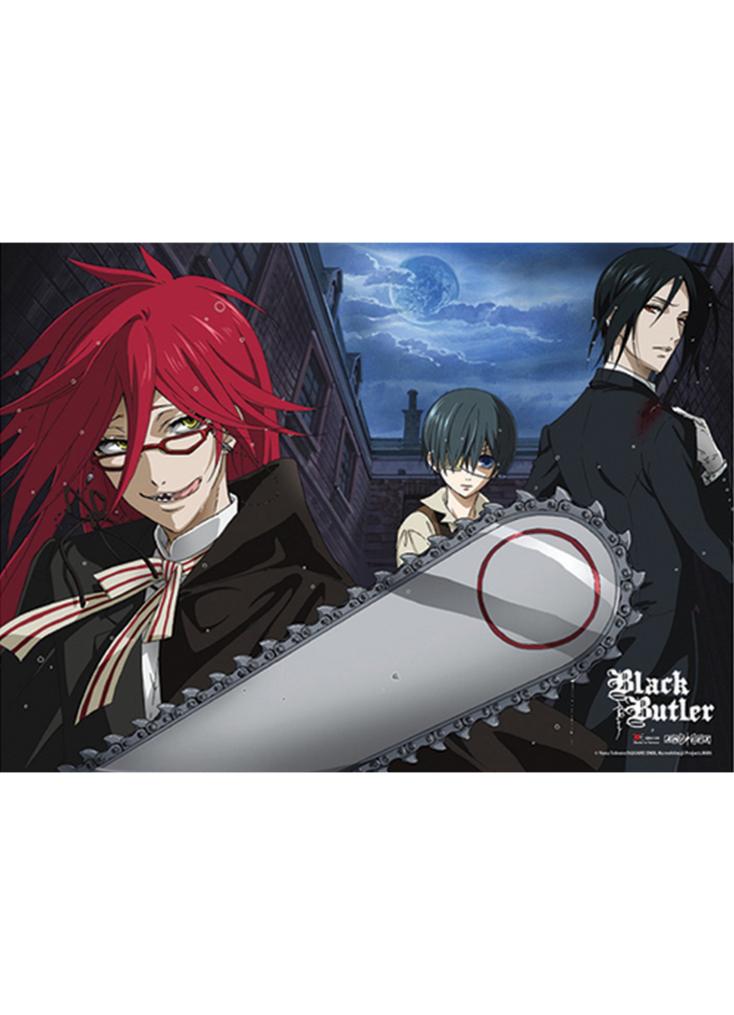 Black Butler - Grell Sutcliff Vs Sebastian Michaelis Special Edition Wall Scroll 31"W x 43"H