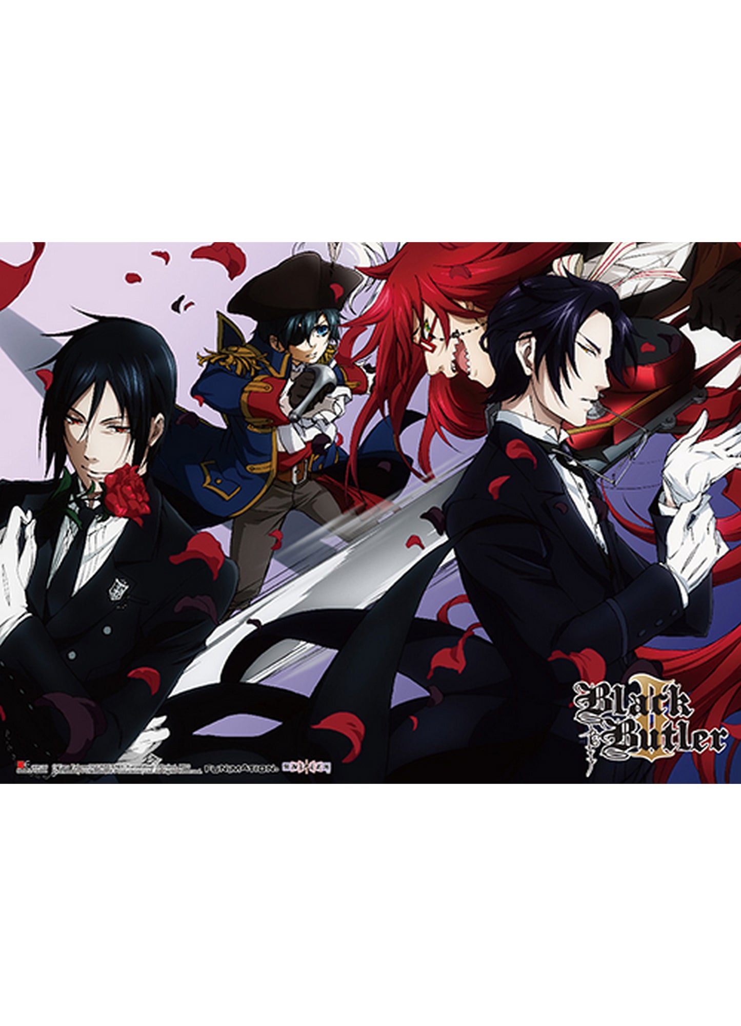 Black Butler 2 - Group 03 Special Edition Wall Scroll 31"W x 43"H
