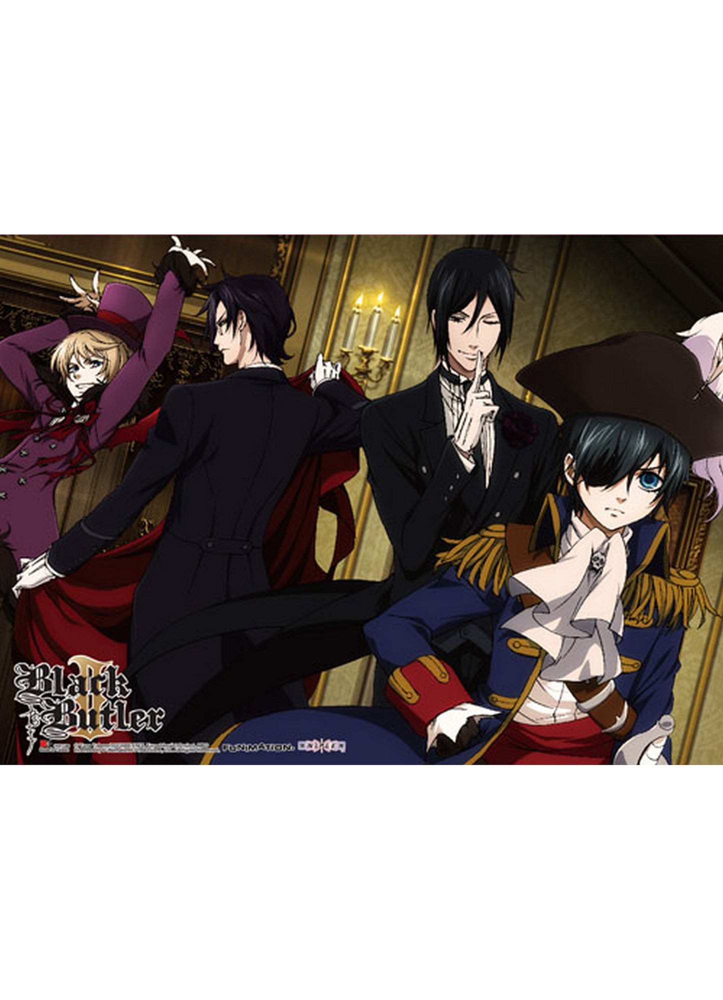 Black Butler 2 - Group 04 Special Edition Wall Scroll 31"W x 43"H