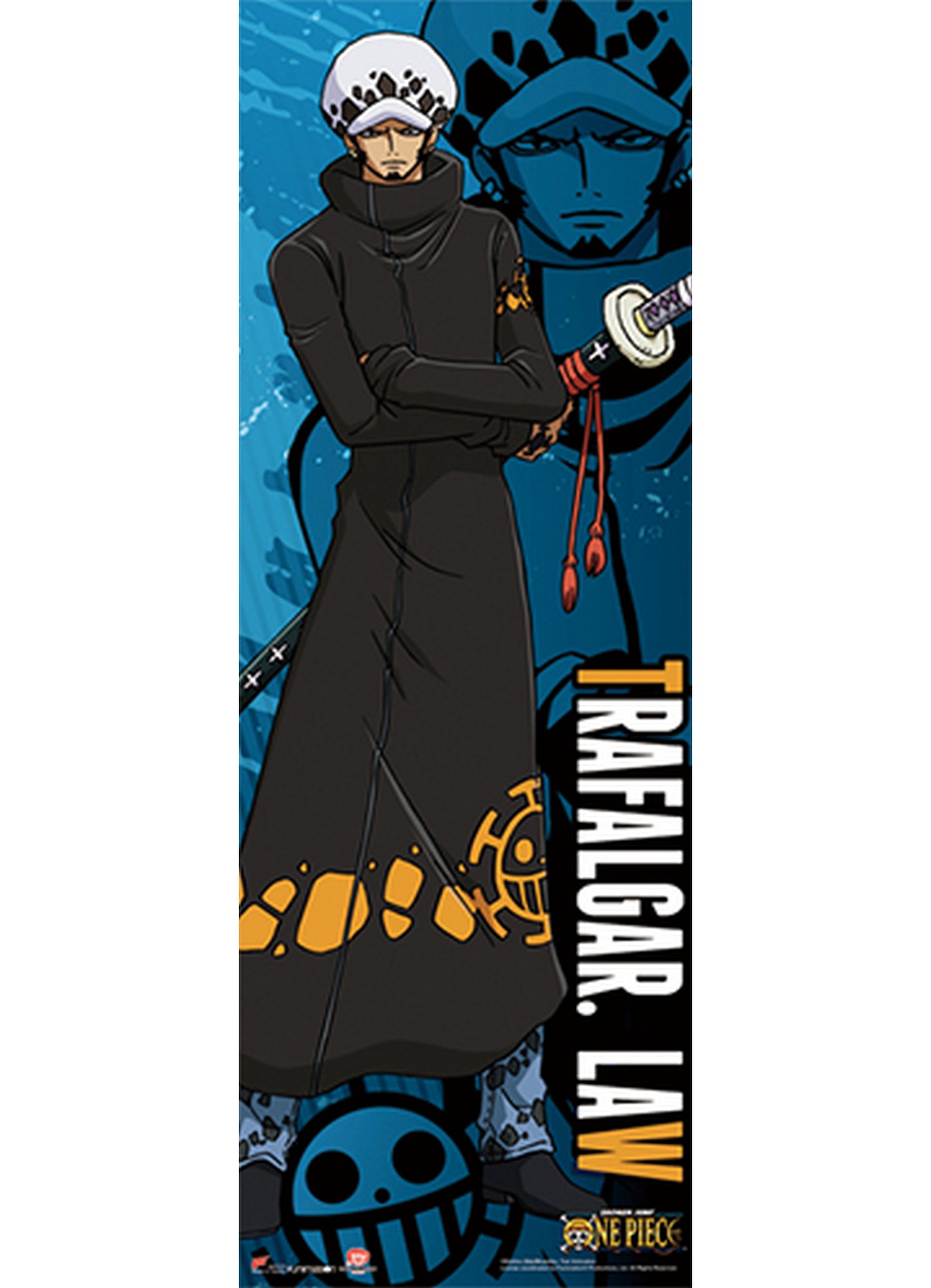 One Piece - Trafalgar D. Water Law New World Human Size Se Wall Scroll 23.5"W x 67"H