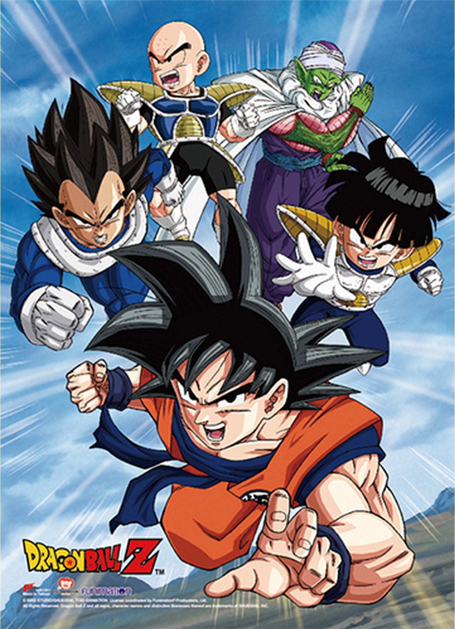 Dragon Ball Z - Group 1 Hi-End Wall Scroll 31"W x 43"H