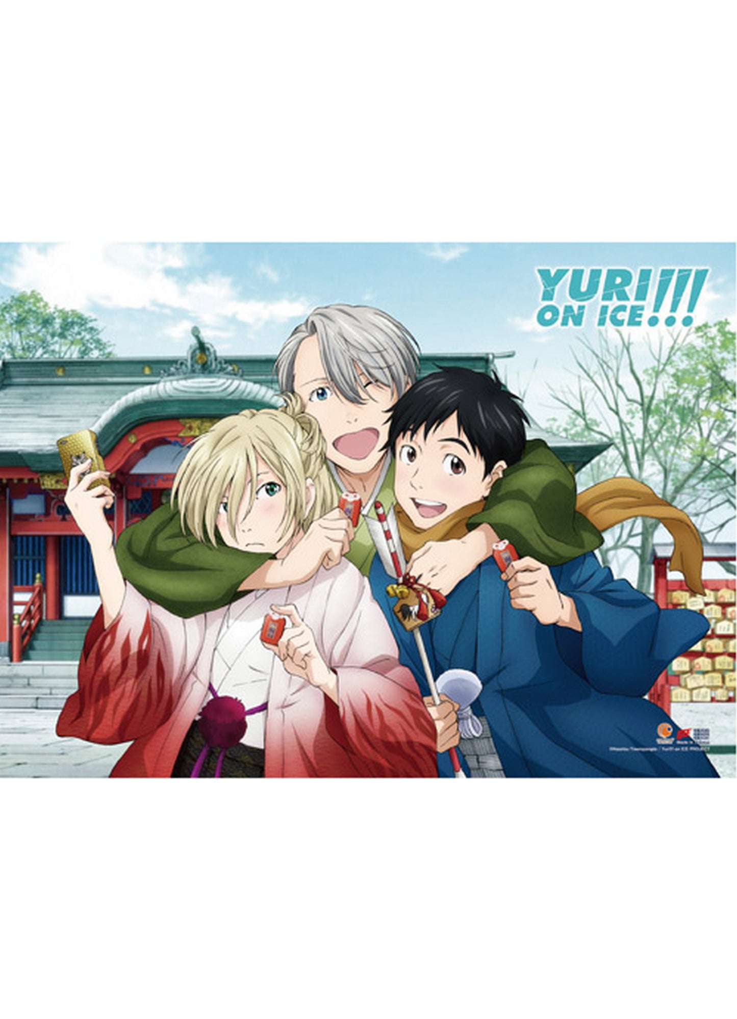 Yuri! On Ice - Japan New Year Hi-End Wall Scroll 31"W x 43"H