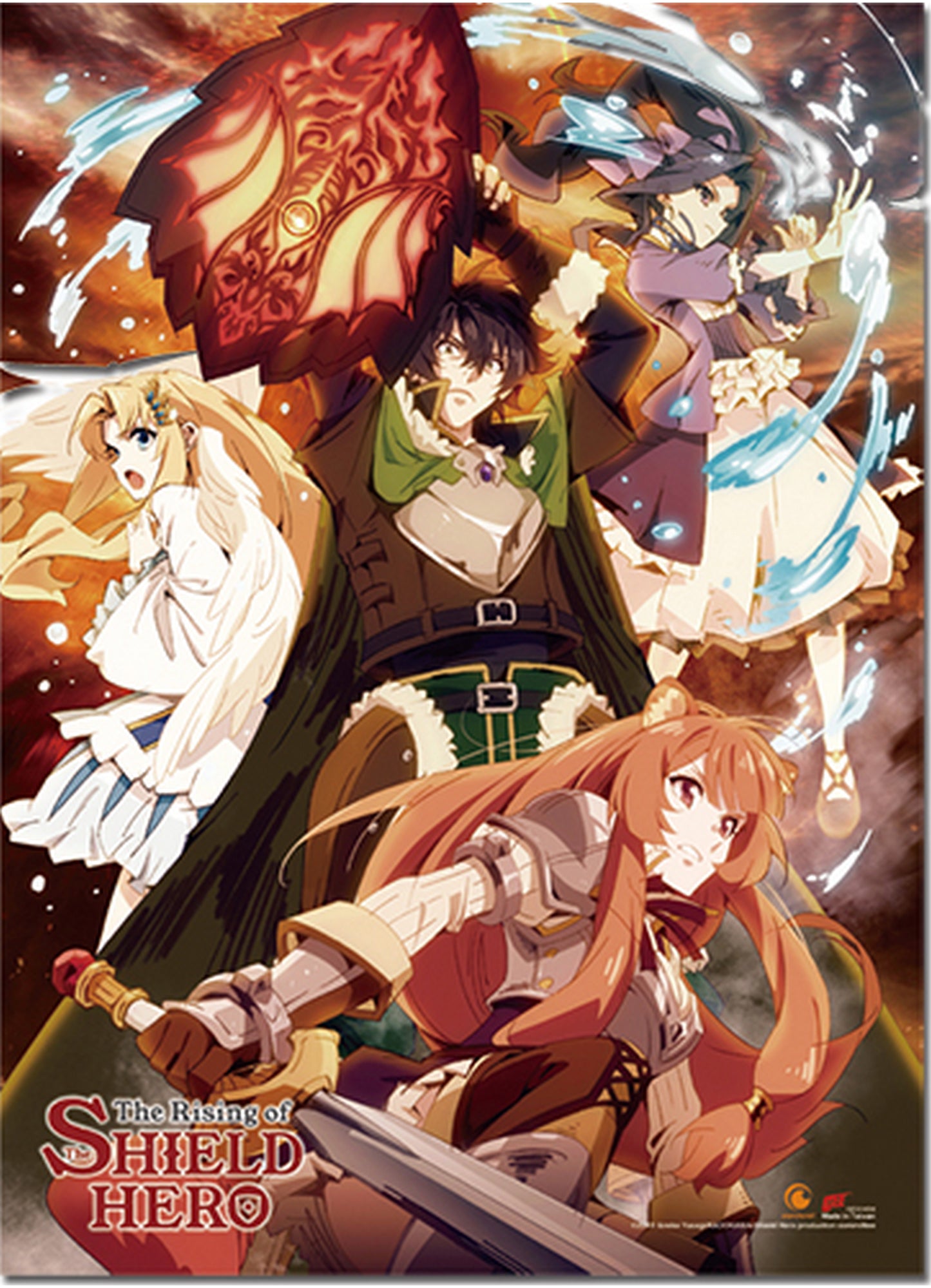 The Rising Of The Shield Hero S2 - Key Art Hi-End Wall Scroll 31"W x 43"H