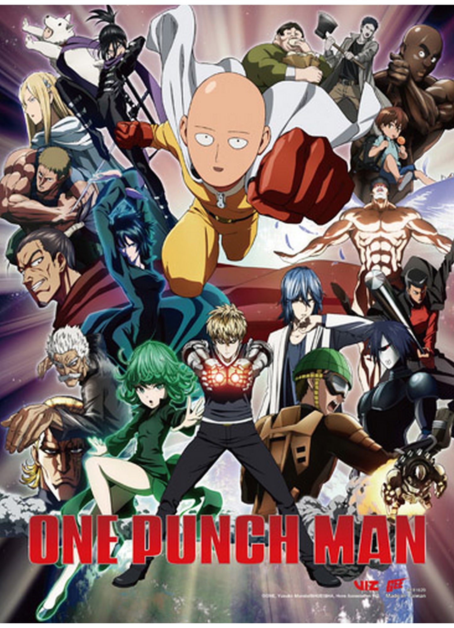 One Punch Man - Key Art 2 SS Wall Scroll 18.5"W x 25.2"H