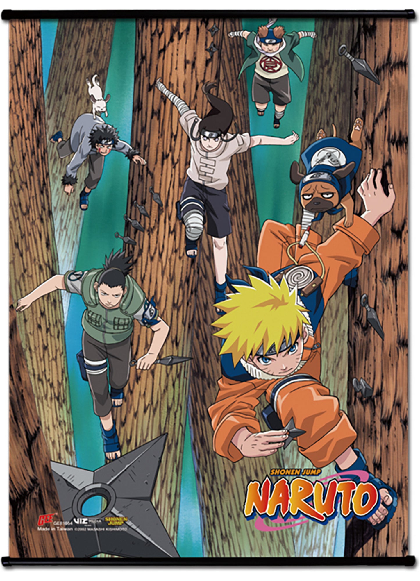 Naruto - Character Group #B SS Wall Scroll 18.5"W x 25.2"H