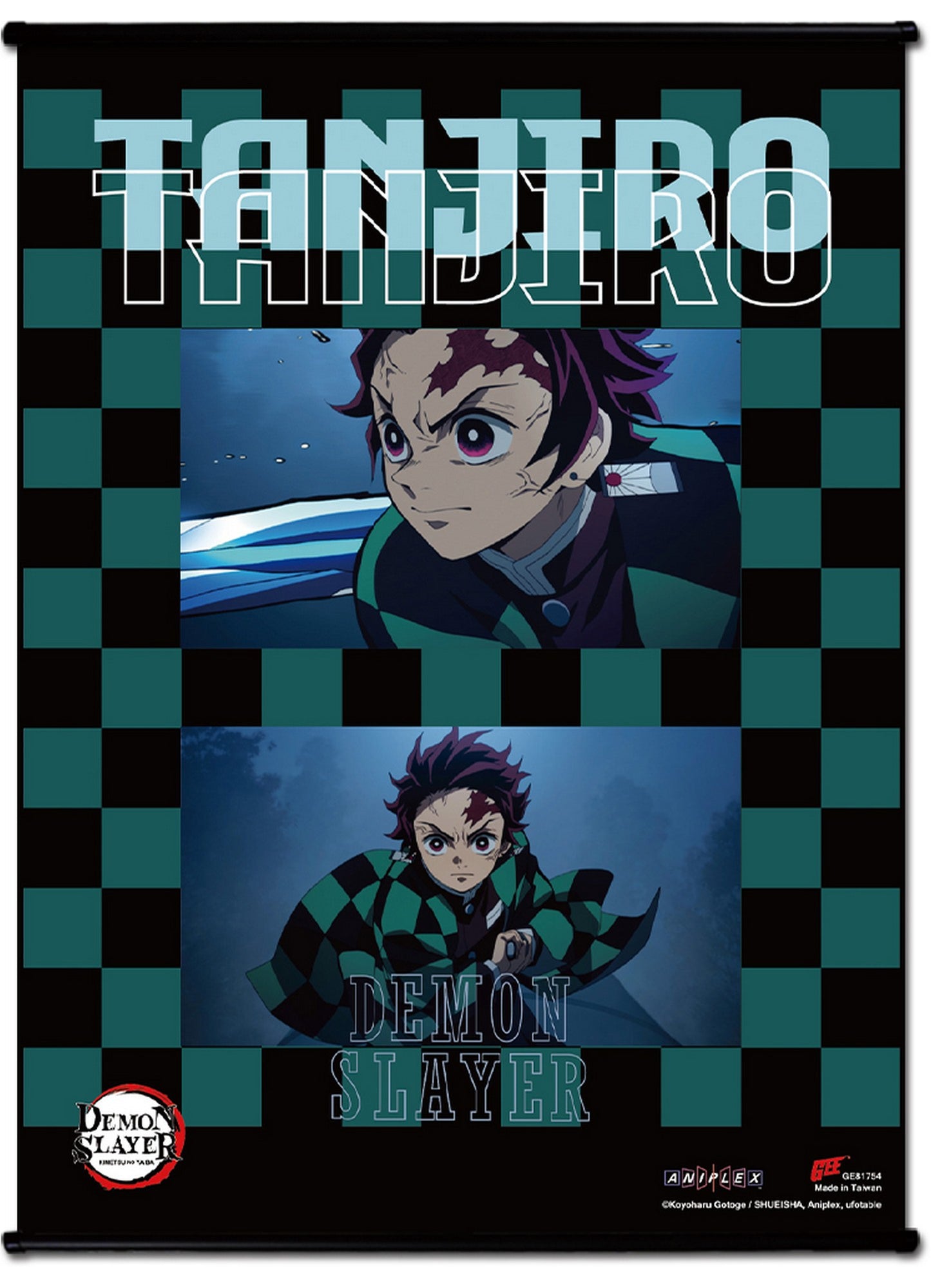 Demon Slayer The Movie - Tanjiro Kamado #01 SS Wall Scroll 18.5"W x 25.2"H