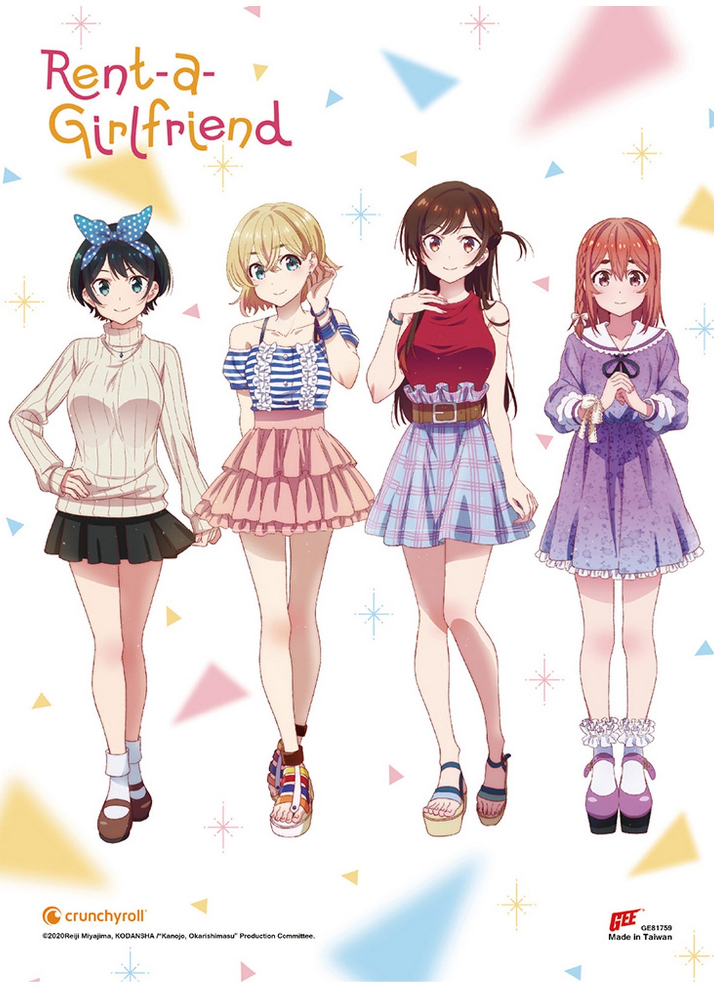 Rent A Girlfriend - Key Art SS Wall Scroll 18.5"W x 25.2"H