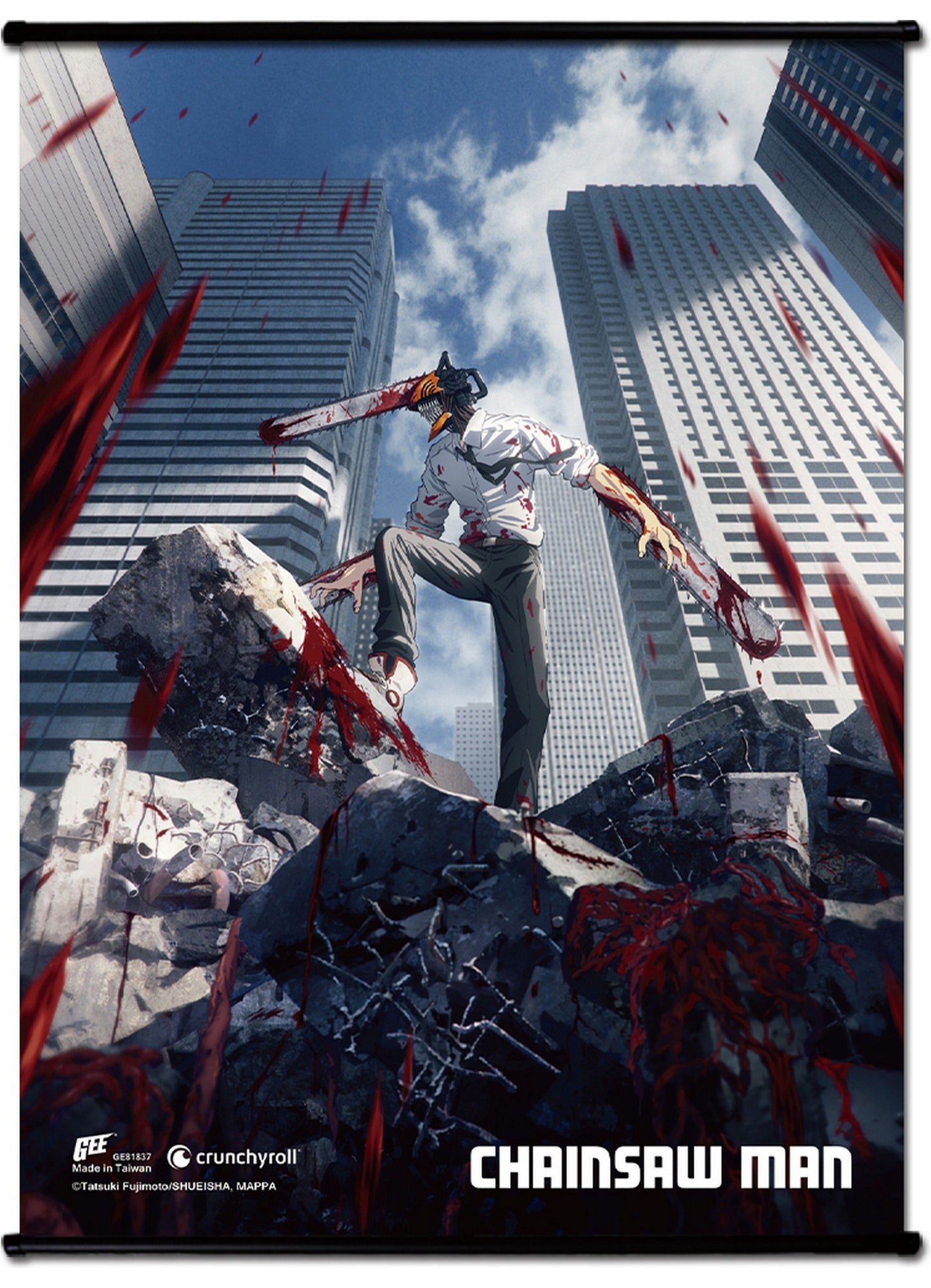 Chainsaw Man - Chainsaw Man Key Visual SS Wall Scroll 18.5"W x 25.2"H