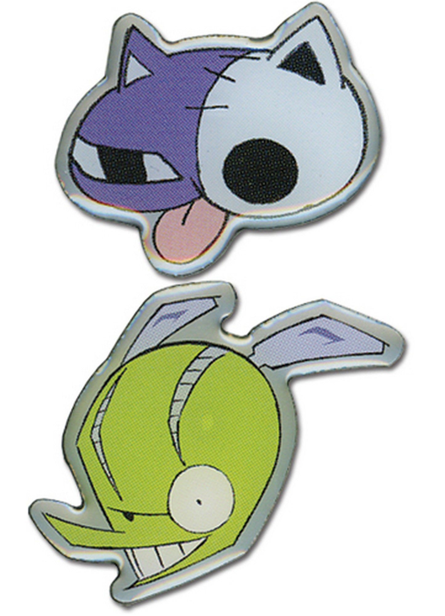 Panty And Stocking - Hollow Kitty And Chuck Pin Set