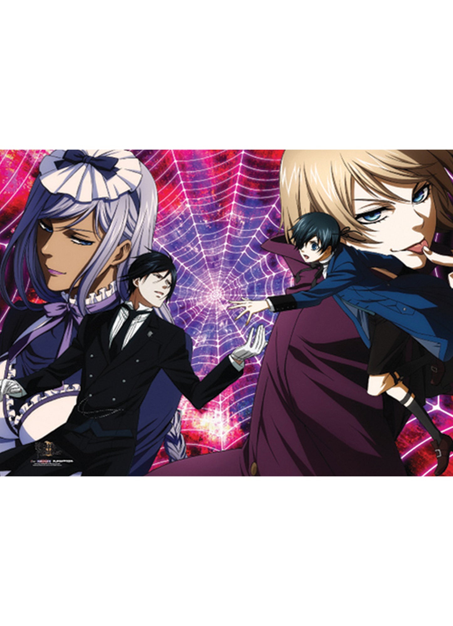 Black Butler 2 - Group Web Wall Scroll 31"W x 43"H