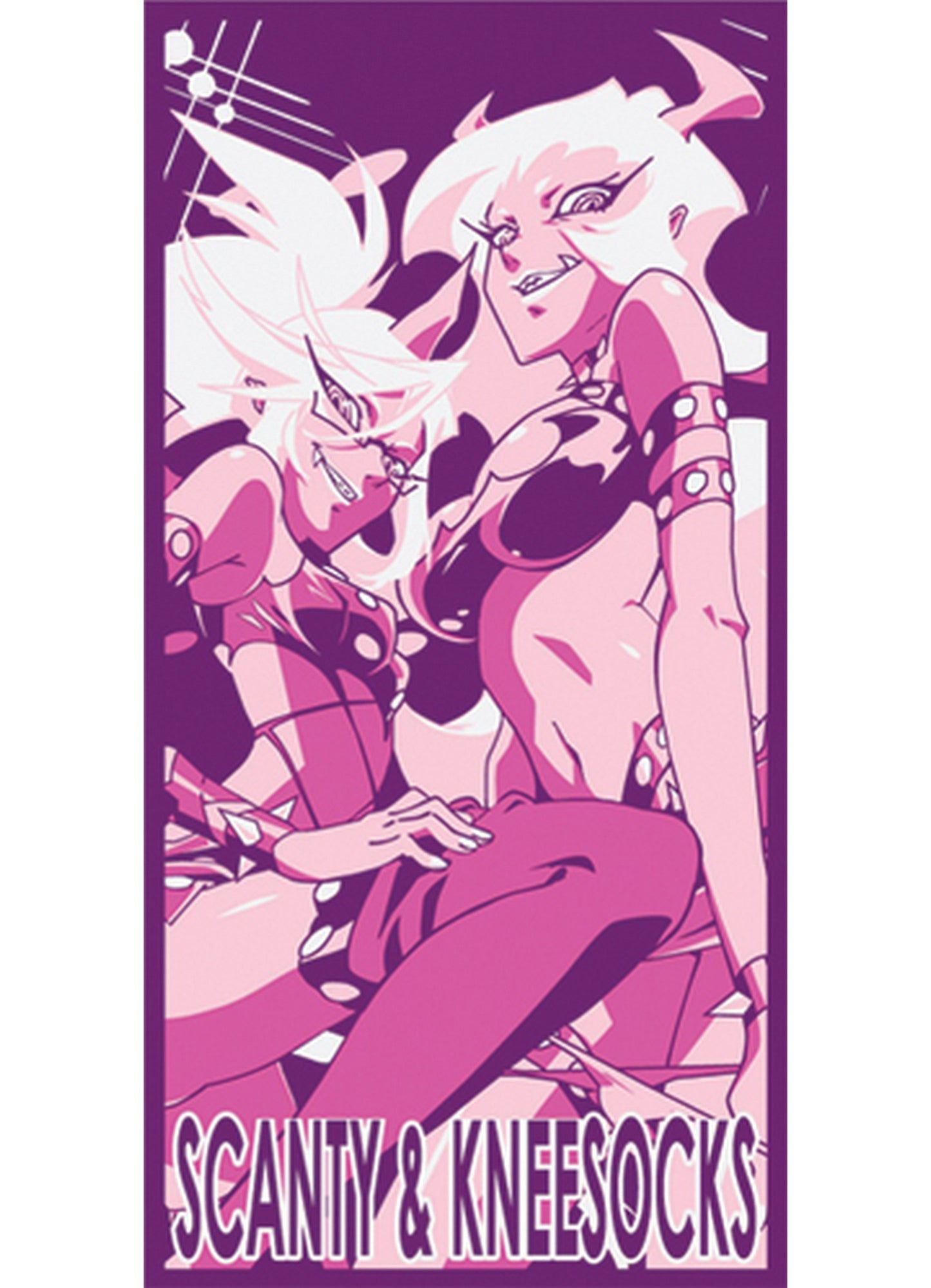 Panty And Stocking - Scanty And Kneesocks Towel 29.5"W x 59"H
