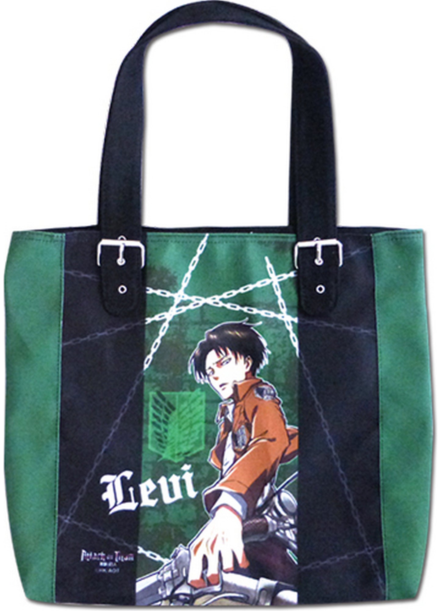 Attack On Titan - Levi Ackerman Green Tote Bag (Type U)