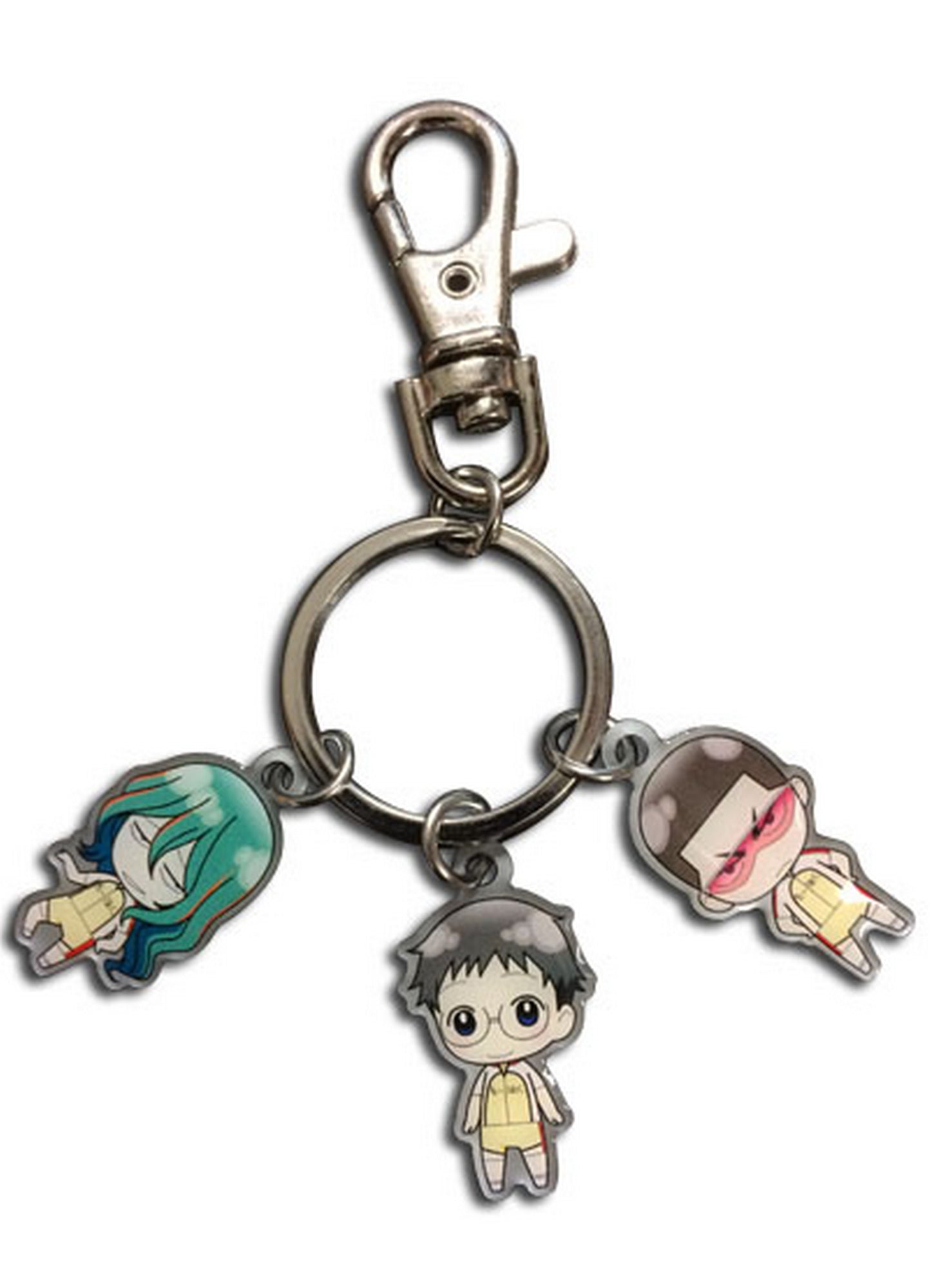 Yowamushi Pedal - Kinjou Shingo, Onoda Sakamichi, & Makishima Yusuke Metal Keychain