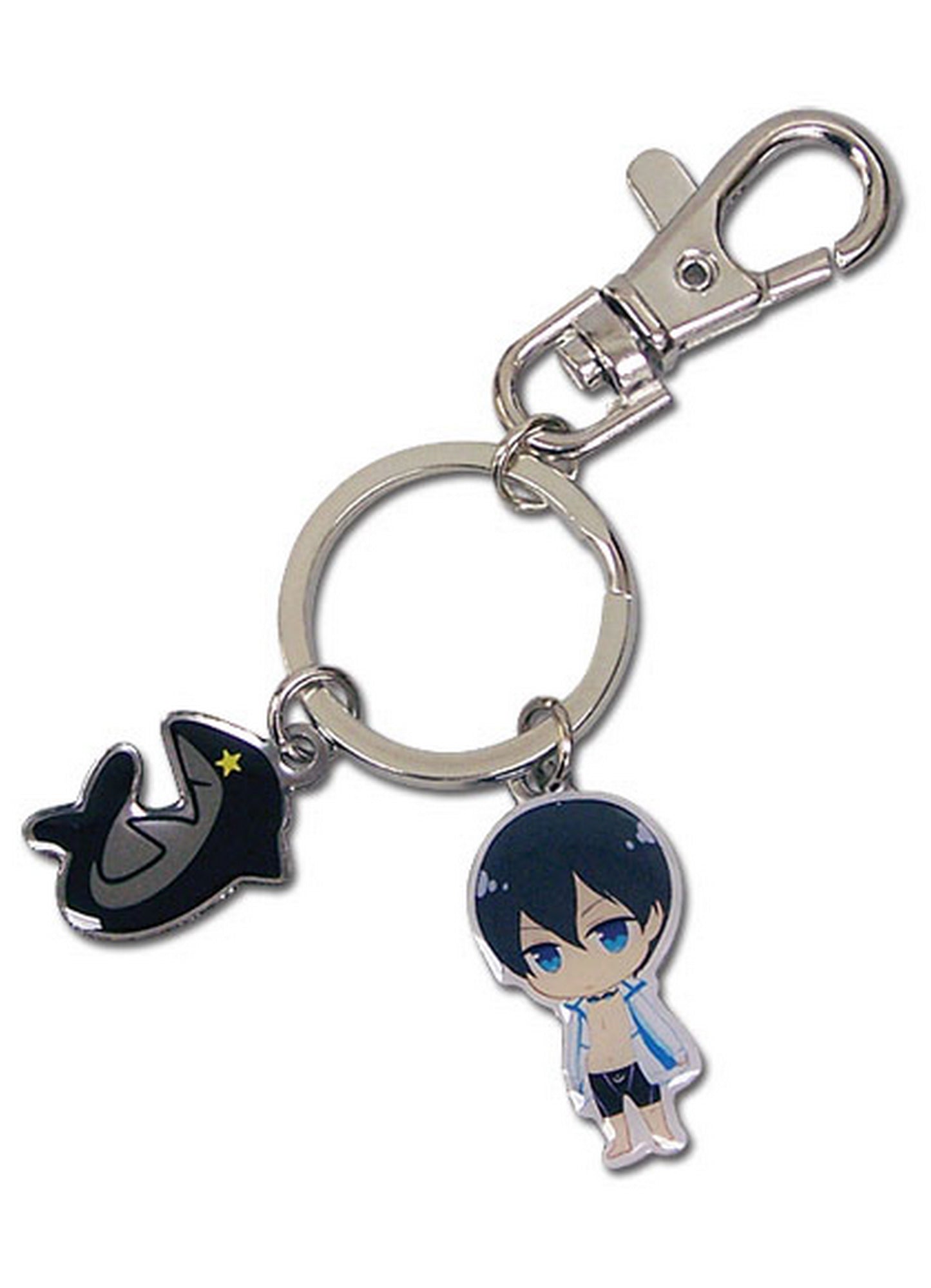 Free! - SD Haruka Nanase & Icon Metal Keychain